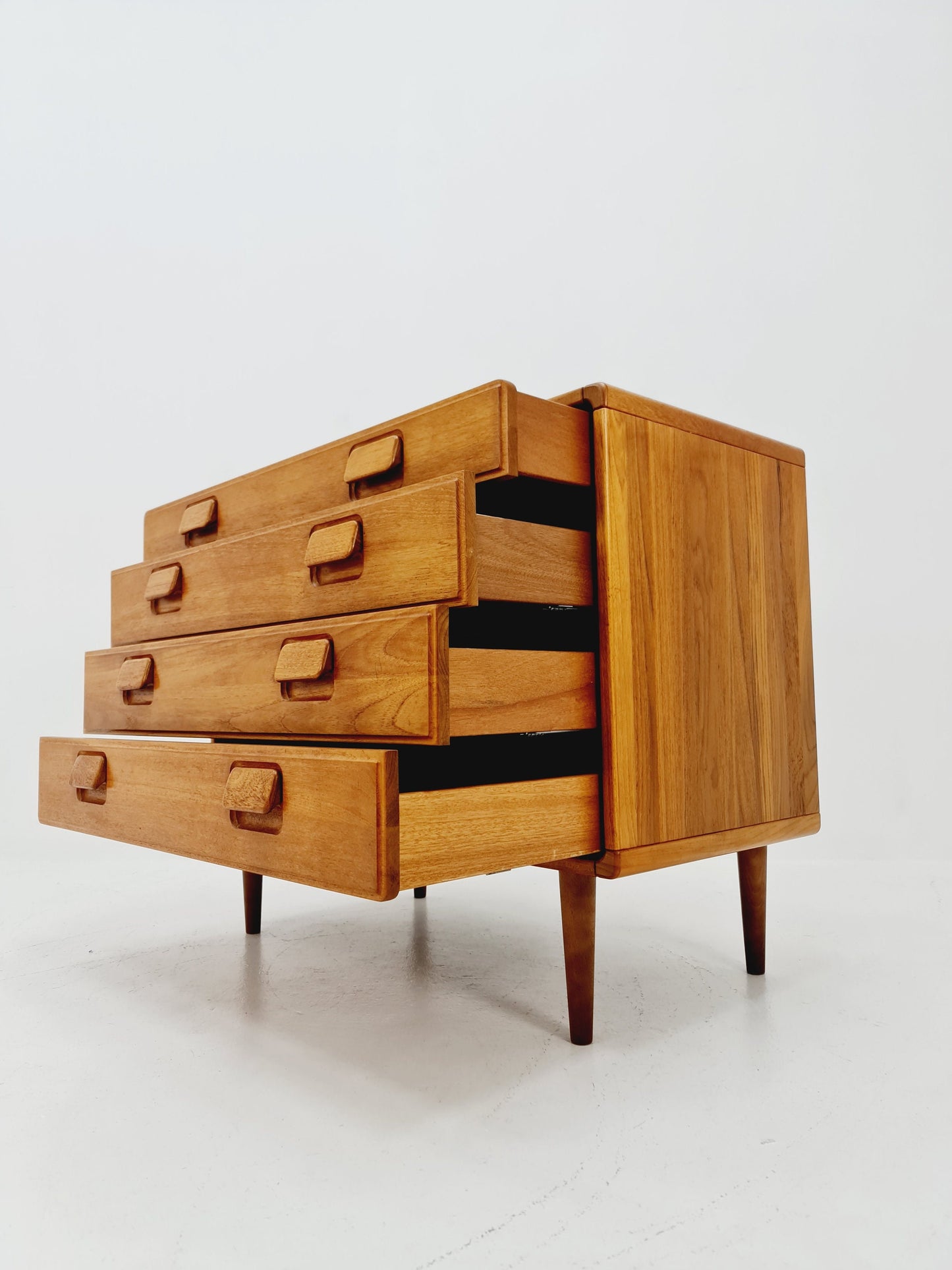 Mid century Danish Solid teak Sideboard / chest of drawers by Cado 1960s