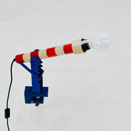 Postmodern colorful HABA table lamp, Germany 1979s by Habermaaß GmbH