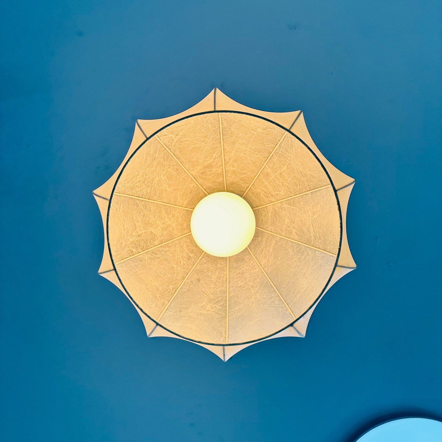 Mid-Century Modern Flower Shape Cocoon Pendant Light by Achille Castiglioni, Italy, 1960s