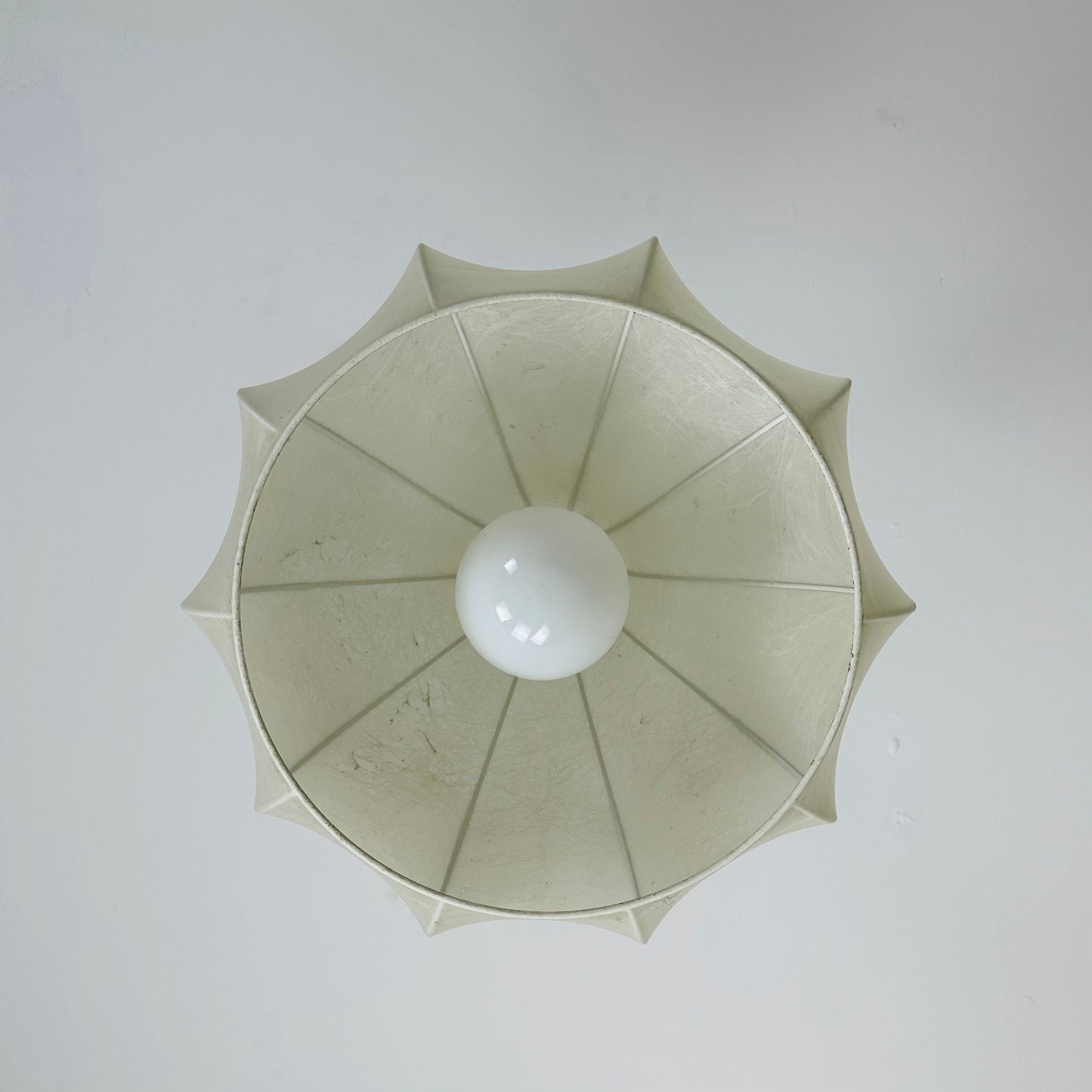 Mid-Century Modern Flower Shape Cocoon Pendant Light by Achille Castiglioni, Italy, 1960s