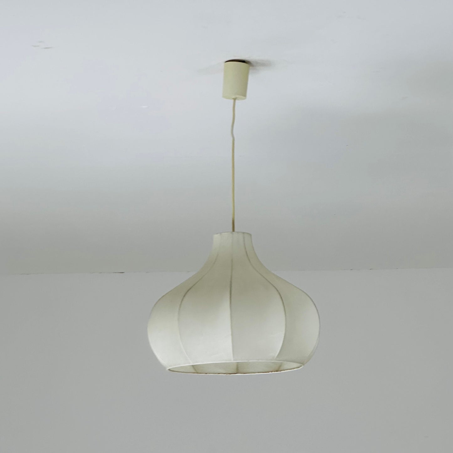 Mid-Century Modern Flower Shape Cocoon Pendant Light by Achille Castiglioni, Italy, 1960s