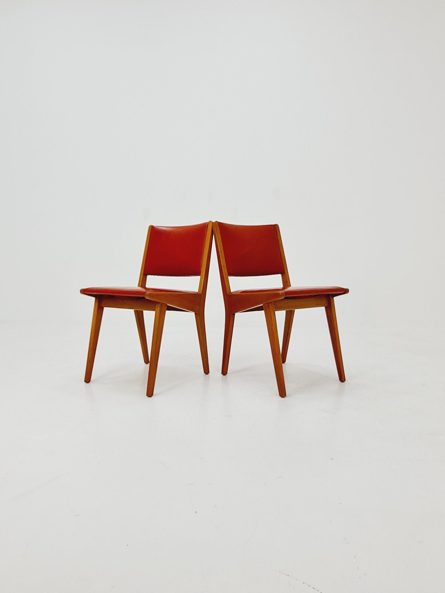 Vintage German dining charis by Jens Risom For Knoll Model Vostra 666 , 1960s, set of 2
