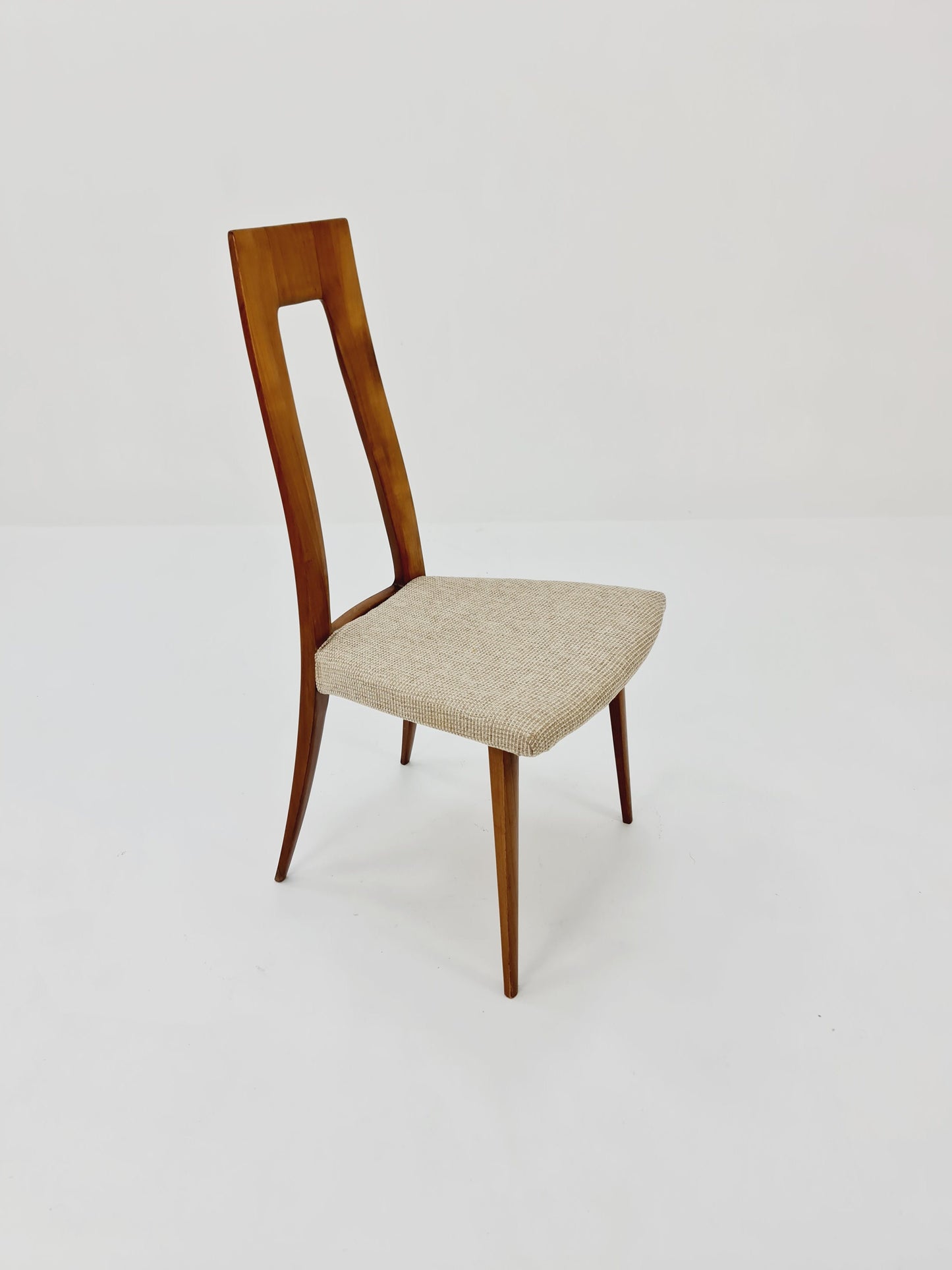 Vintage German Walnut dining/desk chair by Ernst Martin Derringer, 1960s