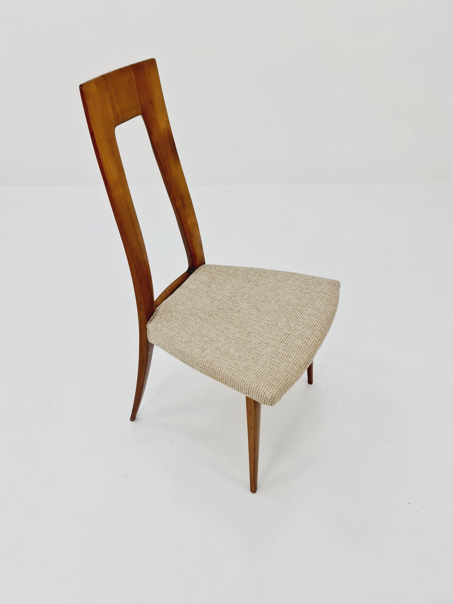 Vintage German Walnut dining/desk chair by Ernst Martin Derringer, 1960s