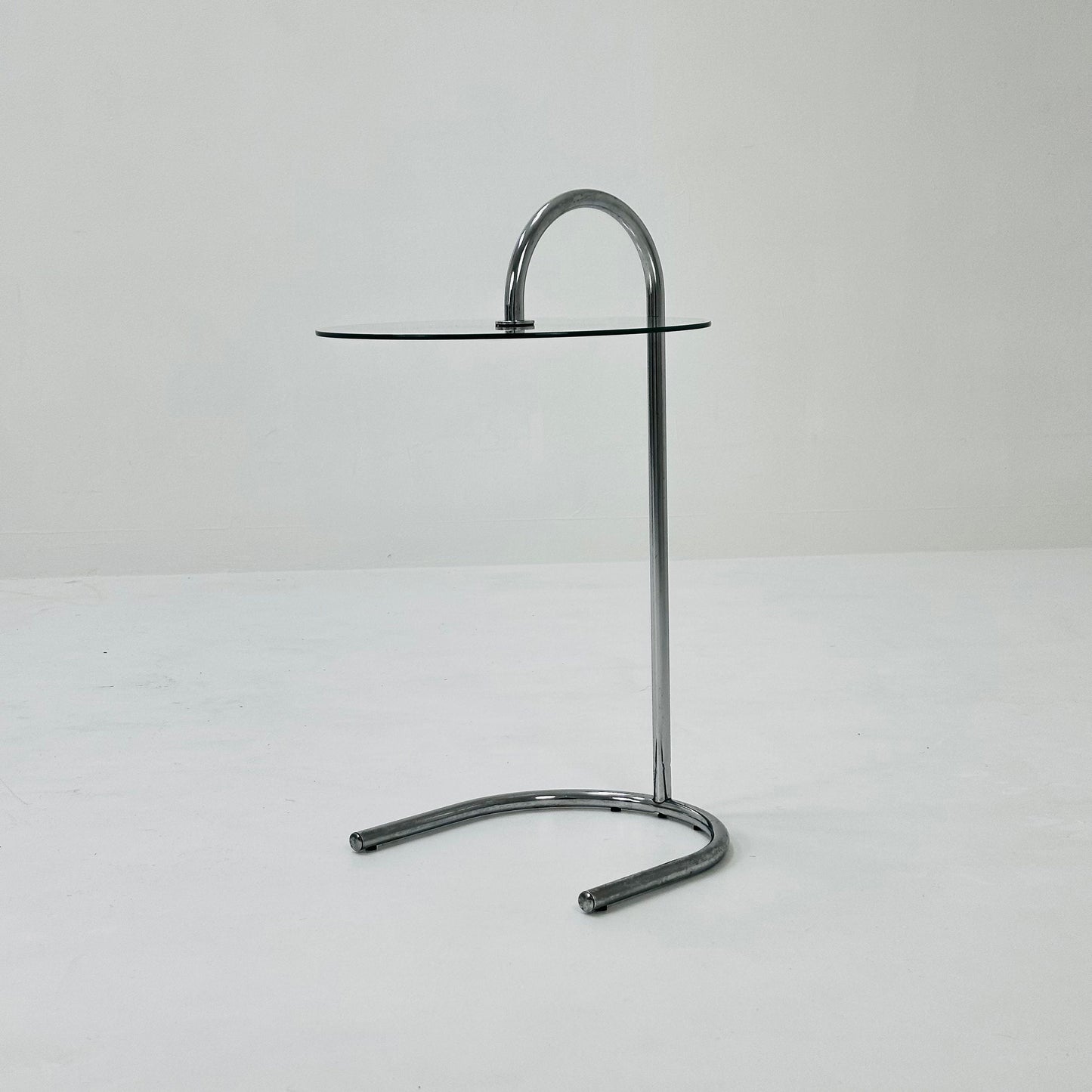 Bauhaus Vintage Ikea Ry Coffee Side Table Glass Aluminum 1980s