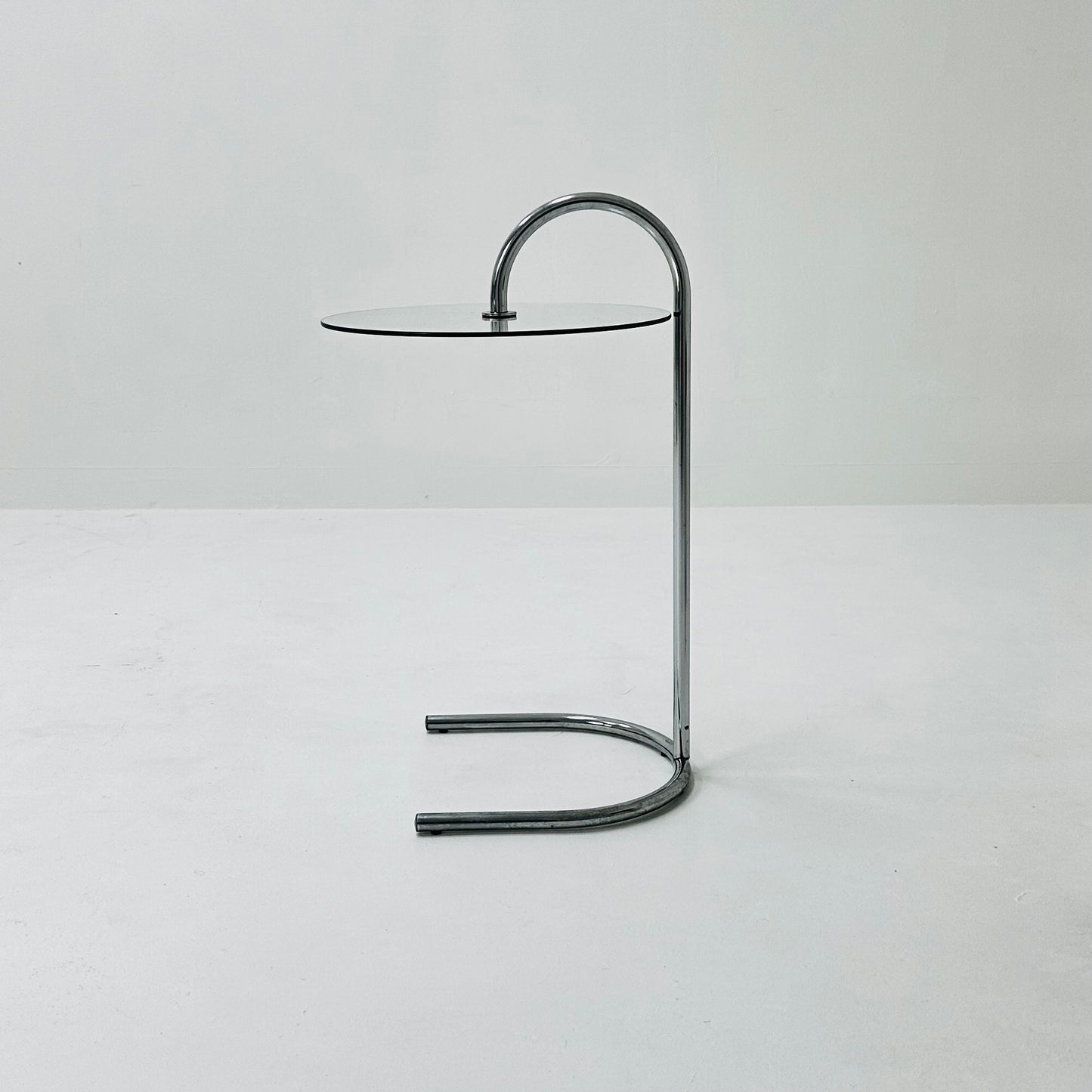 Bauhaus Vintage Ikea Ry Coffee Side Table Glass Aluminum 1980s