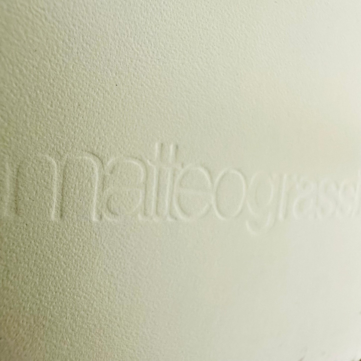 Set of 4 Model MG5 Centro Studi dining white leather chairs by Mart Stam & Marcel Breuer for Matteo Grassi, 1980s