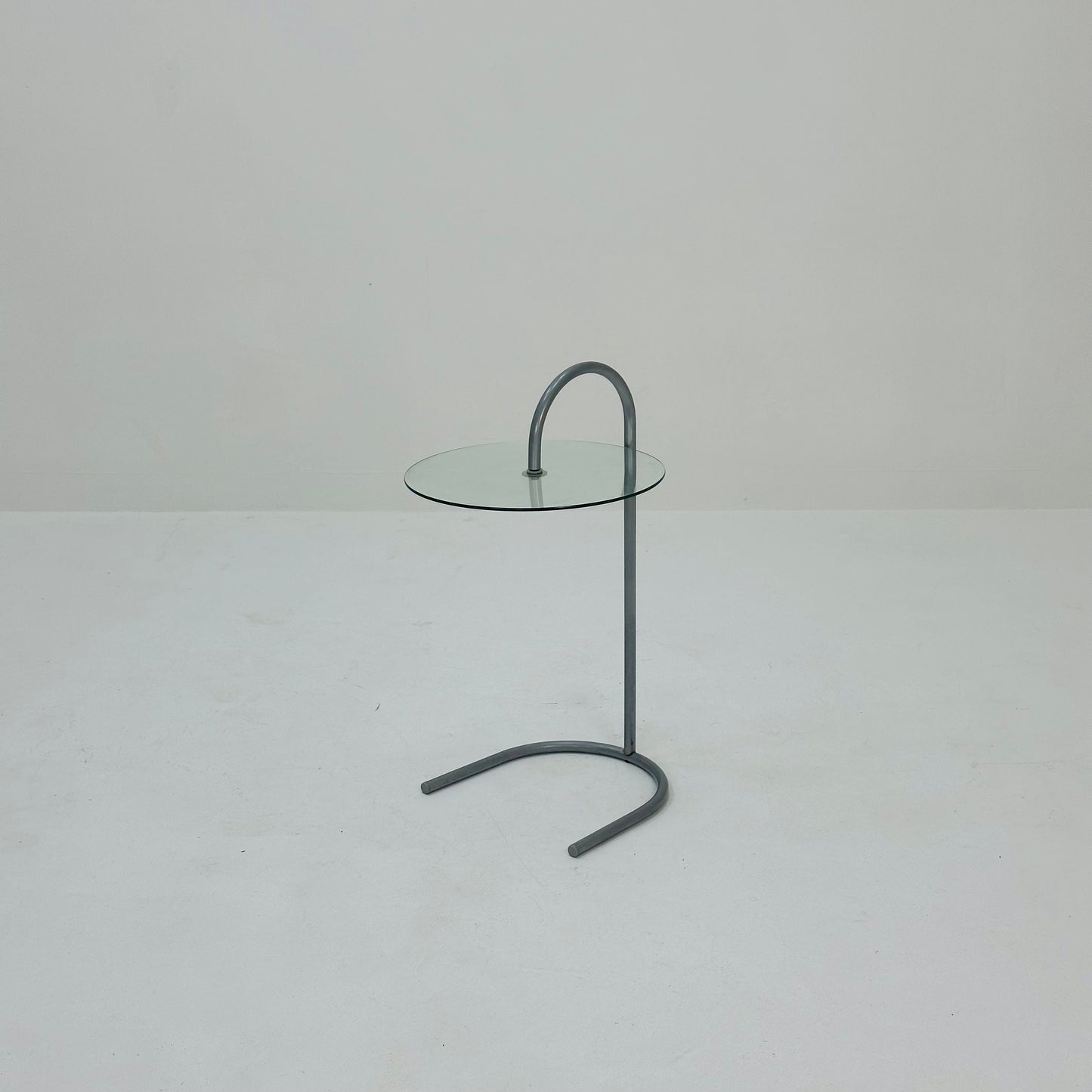 Bauhaus Vintage Ikea Ry Coffee Side Table Glass Aluminum 1980s