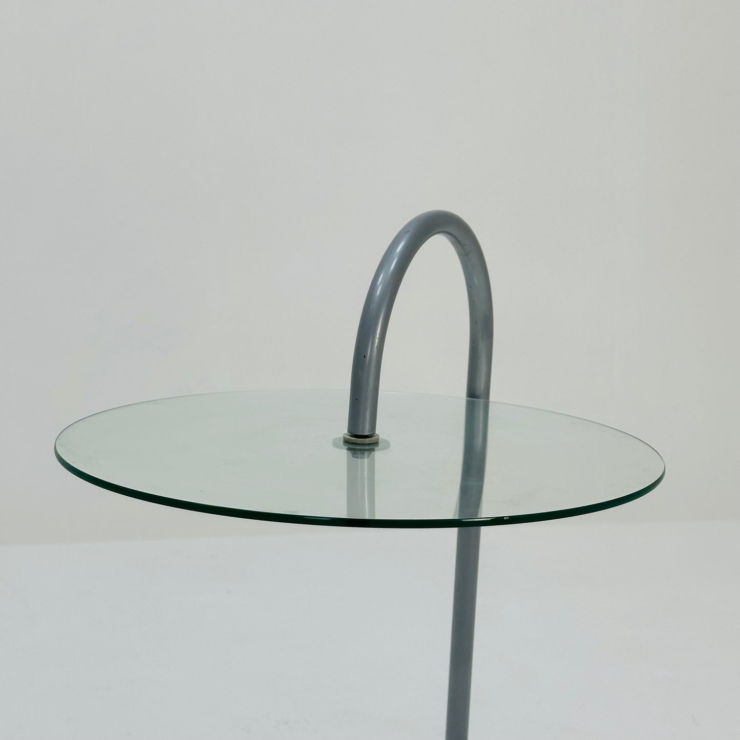 Bauhaus Vintage Ikea Ry Coffee Side Table Glass Aluminum 1980s