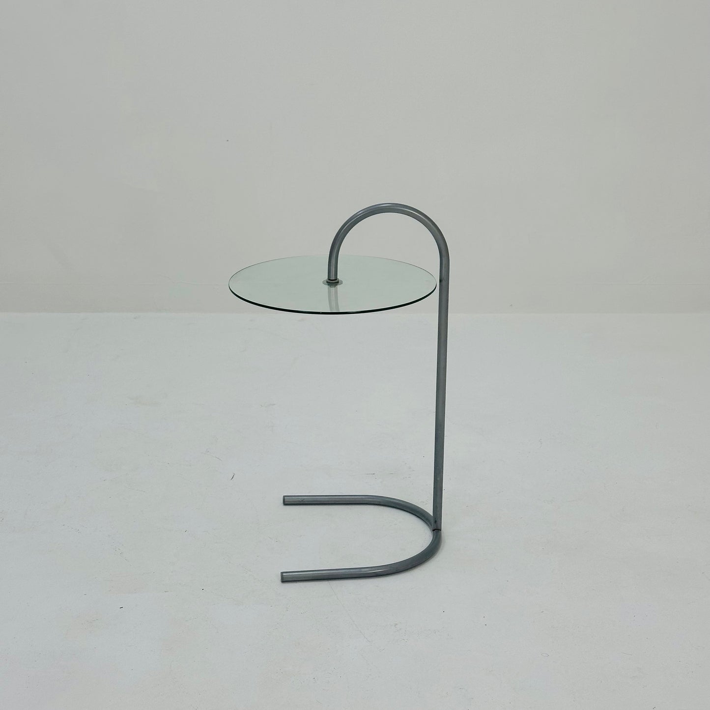 Bauhaus Vintage Ikea Ry Coffee Side Table Glass Aluminum 1980s