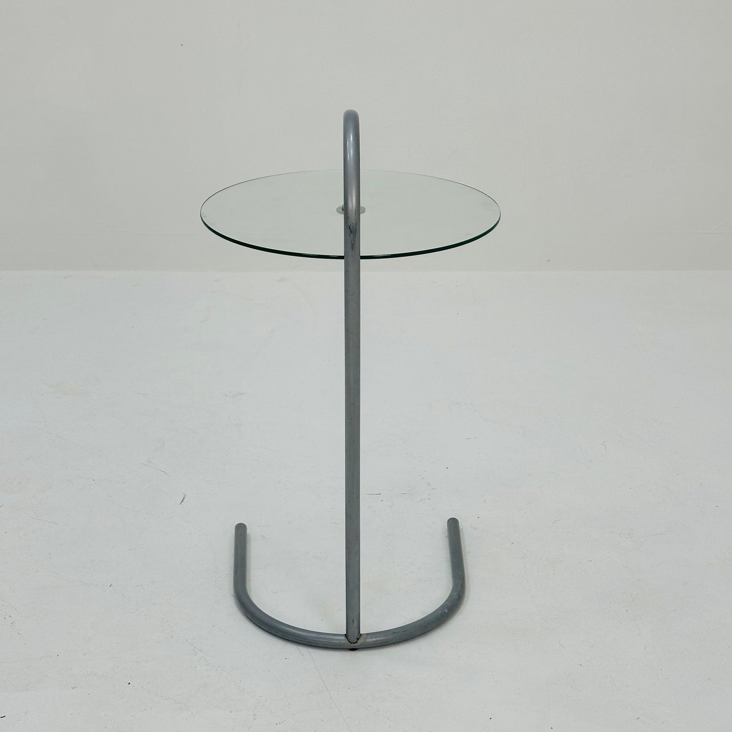 Bauhaus Vintage Ikea Ry Coffee Side Table Glass Aluminum 1980s