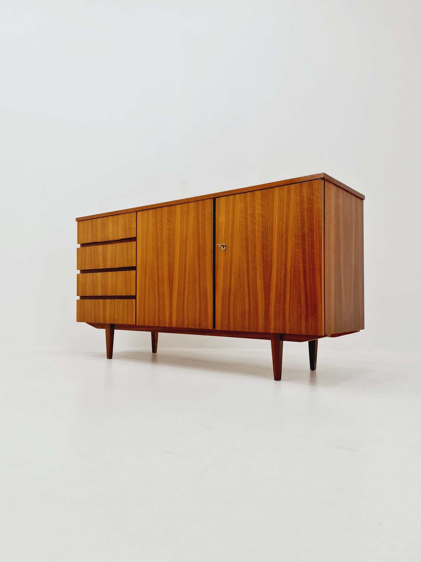Mid Century Modern German walnut sideboard, 1960s