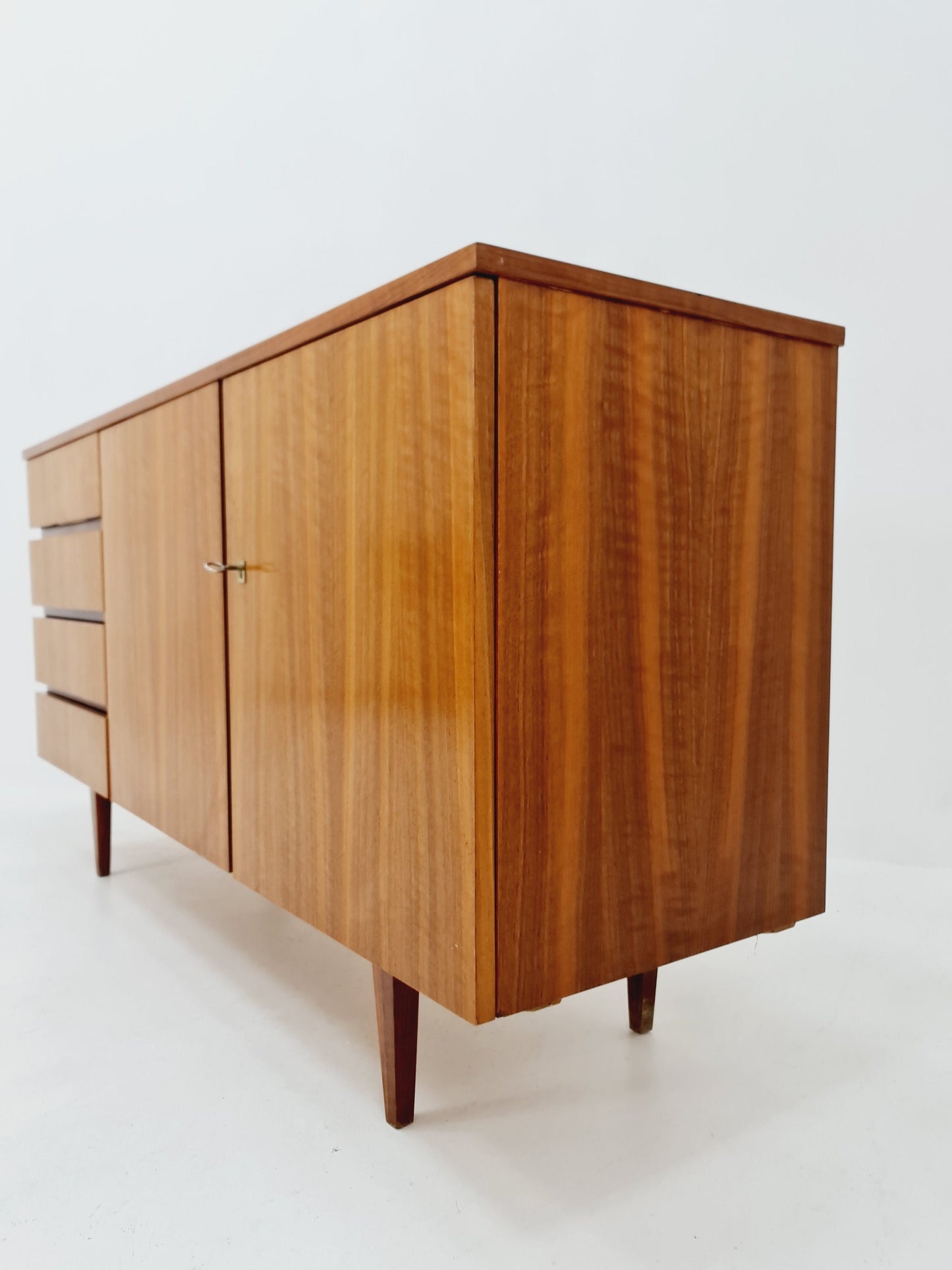 Mid Century Modern German walnut sideboard, 1960s