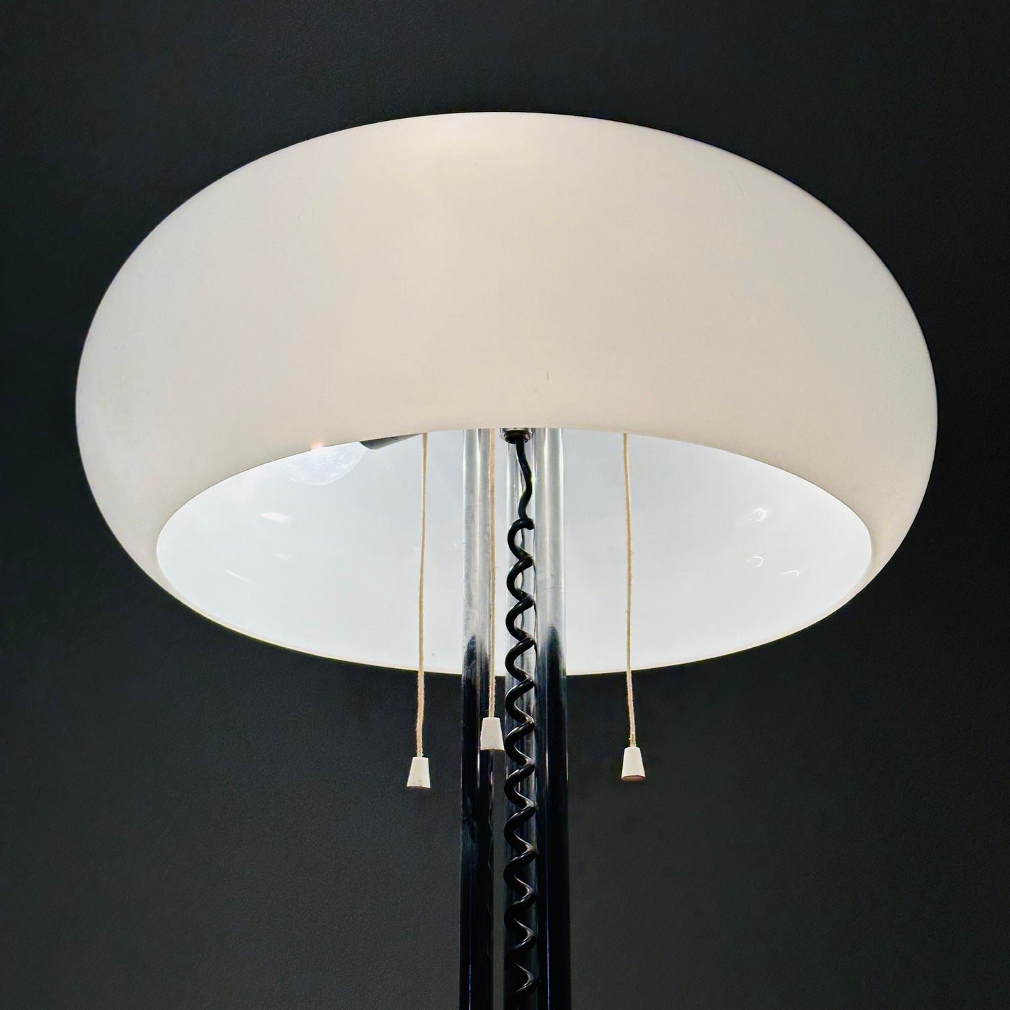 Space age adjustable floor lamp Harvey Guzzini ,1970s