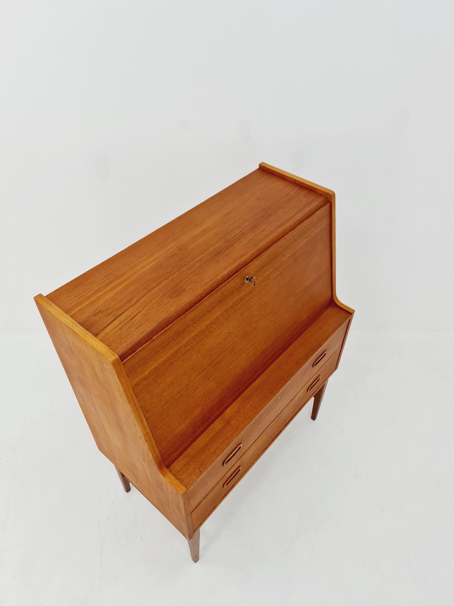 Midcentury Danish vintage teak secretary, vanity /Make up table By Arne Wahl Iversen, 1960s
