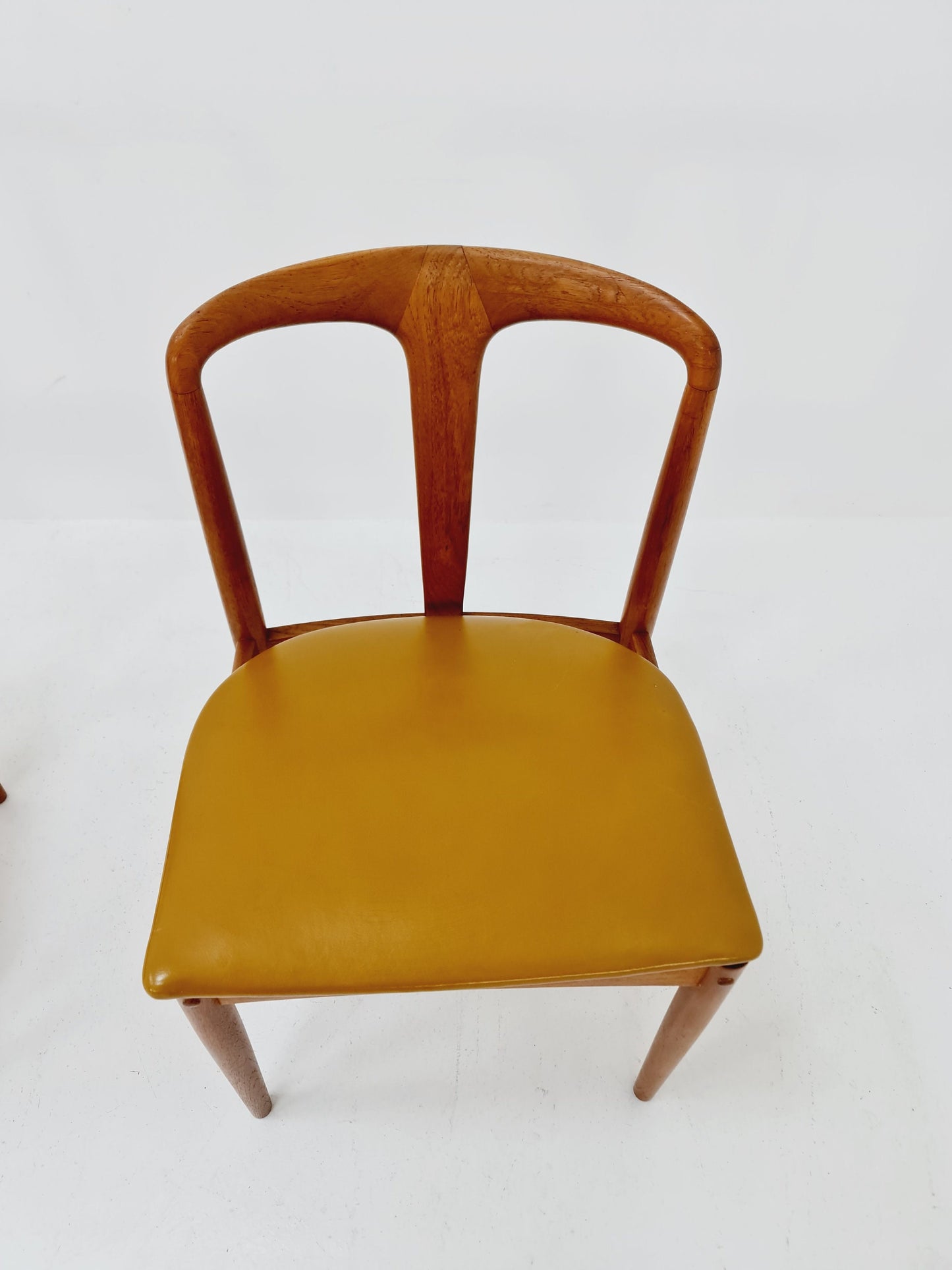 Vintage Danish teak dining charis by johannes Andersen for Uldum Mobelfabrik , 1960s, set of 4