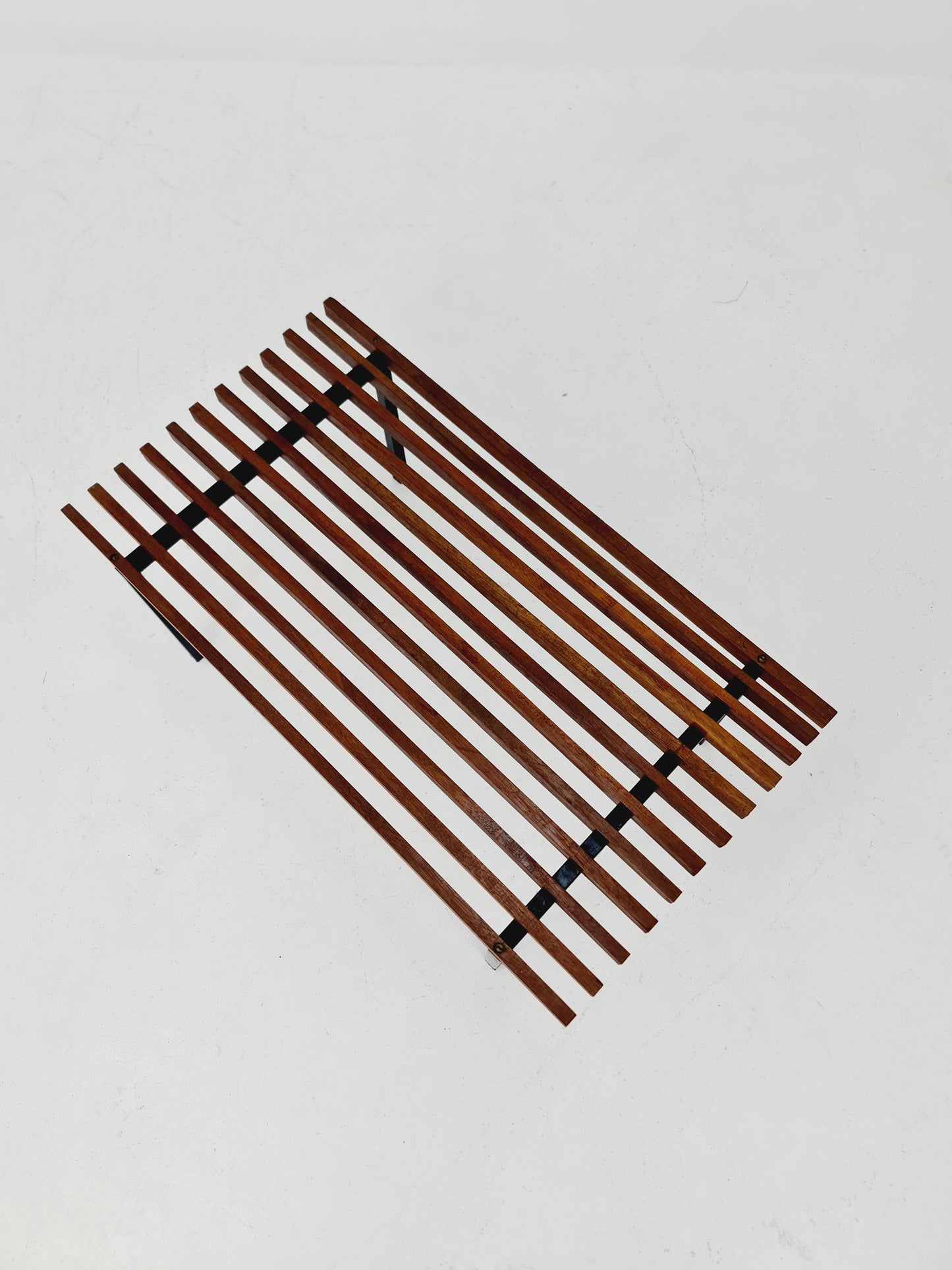 Mid century bench by Wiener Werkstätten "Sapelli Mahogany", Austria, 1960s