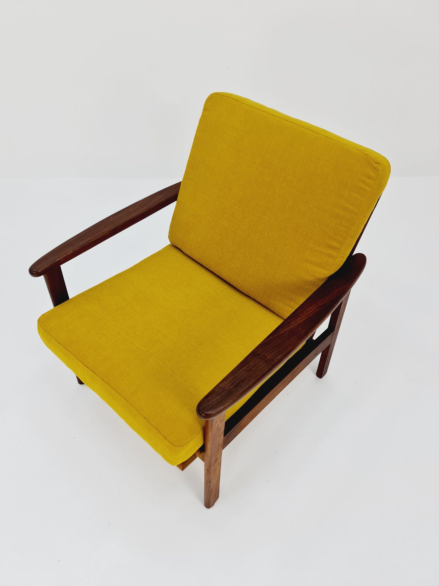 Mid-century German Teak lounge armchair, 1960s