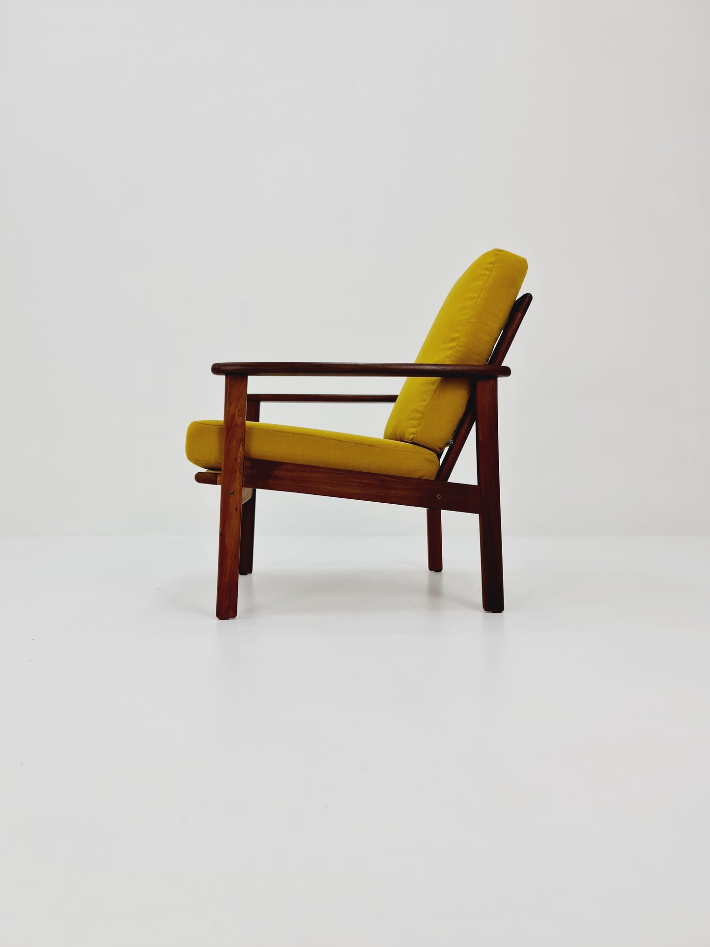 Mid-century German Teak lounge armchair, 1960s