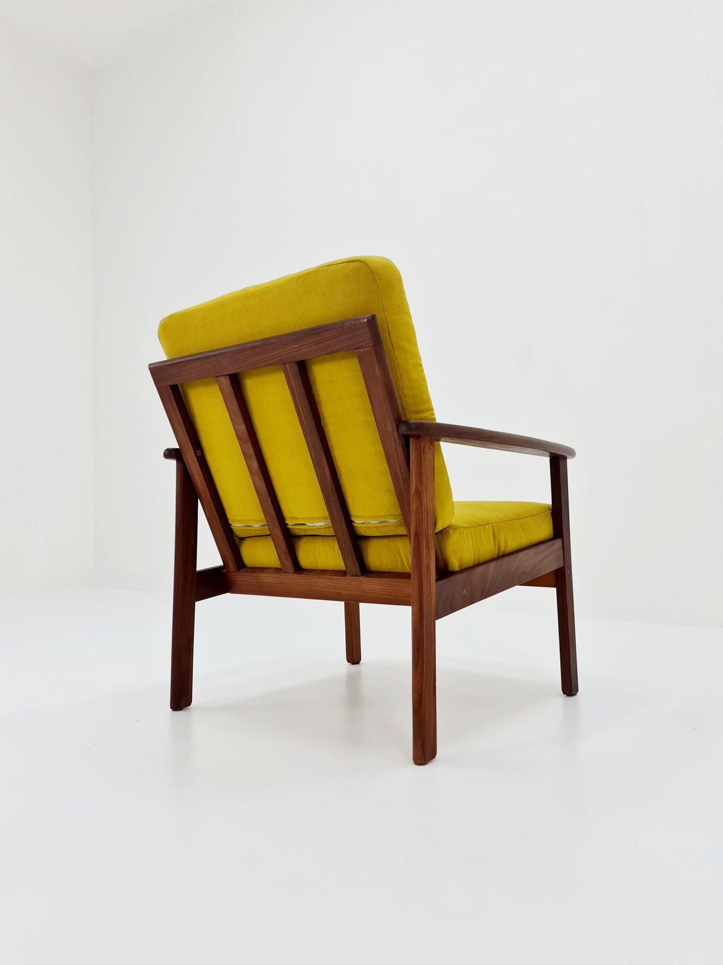 Mid-century German Teak lounge armchair, 1960s