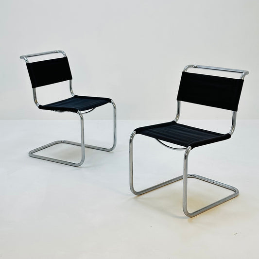 1 of 2 Mid-Century Vintage S33 Chair by Mart Stam & Marcel Breuer from Thonet 1980s