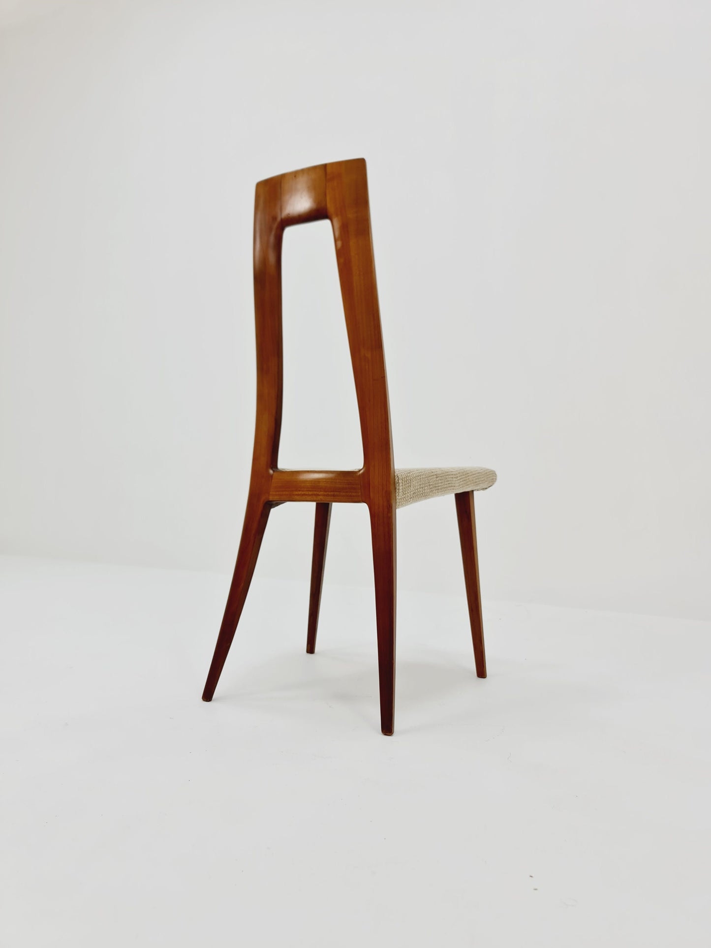 Vintage German Walnut dining/desk chair by Ernst Martin Derringer, 1960s
