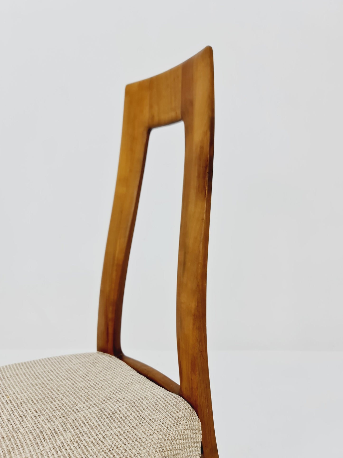 Vintage German Walnut dining/desk chair by Ernst Martin Derringer, 1960s