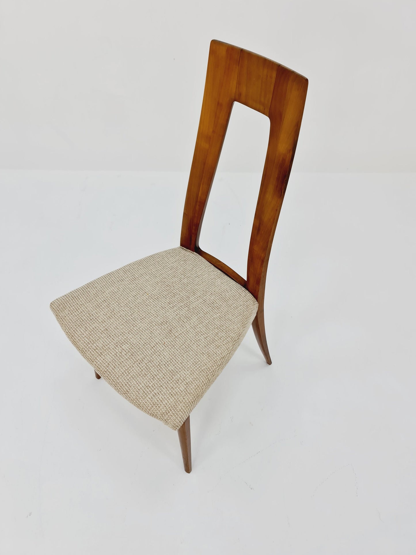 Vintage German Walnut dining/desk chair by Ernst Martin Derringer, 1960s