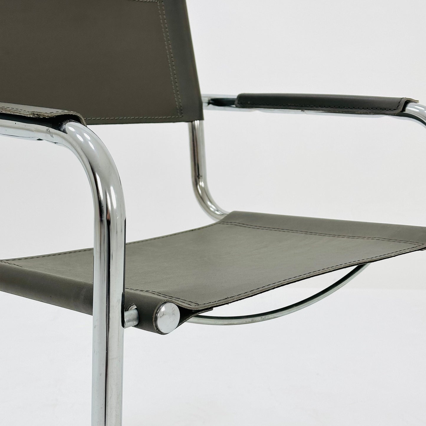 1 of 2 Model Studi chair by Mart Stam & Marcel Breuer 1970s