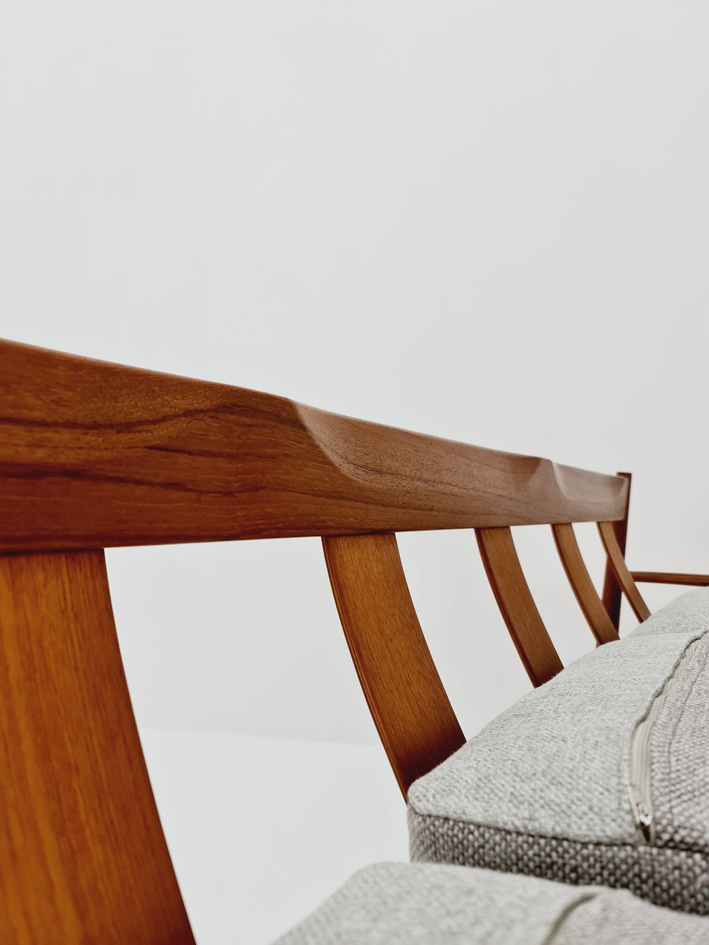 Mid-century Rare Danish teak lounge sofa/ Easy sofa by Grete Jalk, 60s