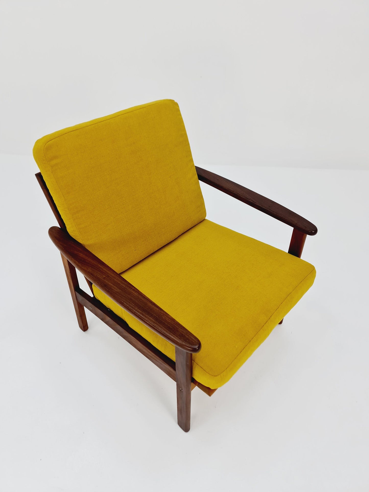 Mid-century German Teak lounge armchair, 1960s