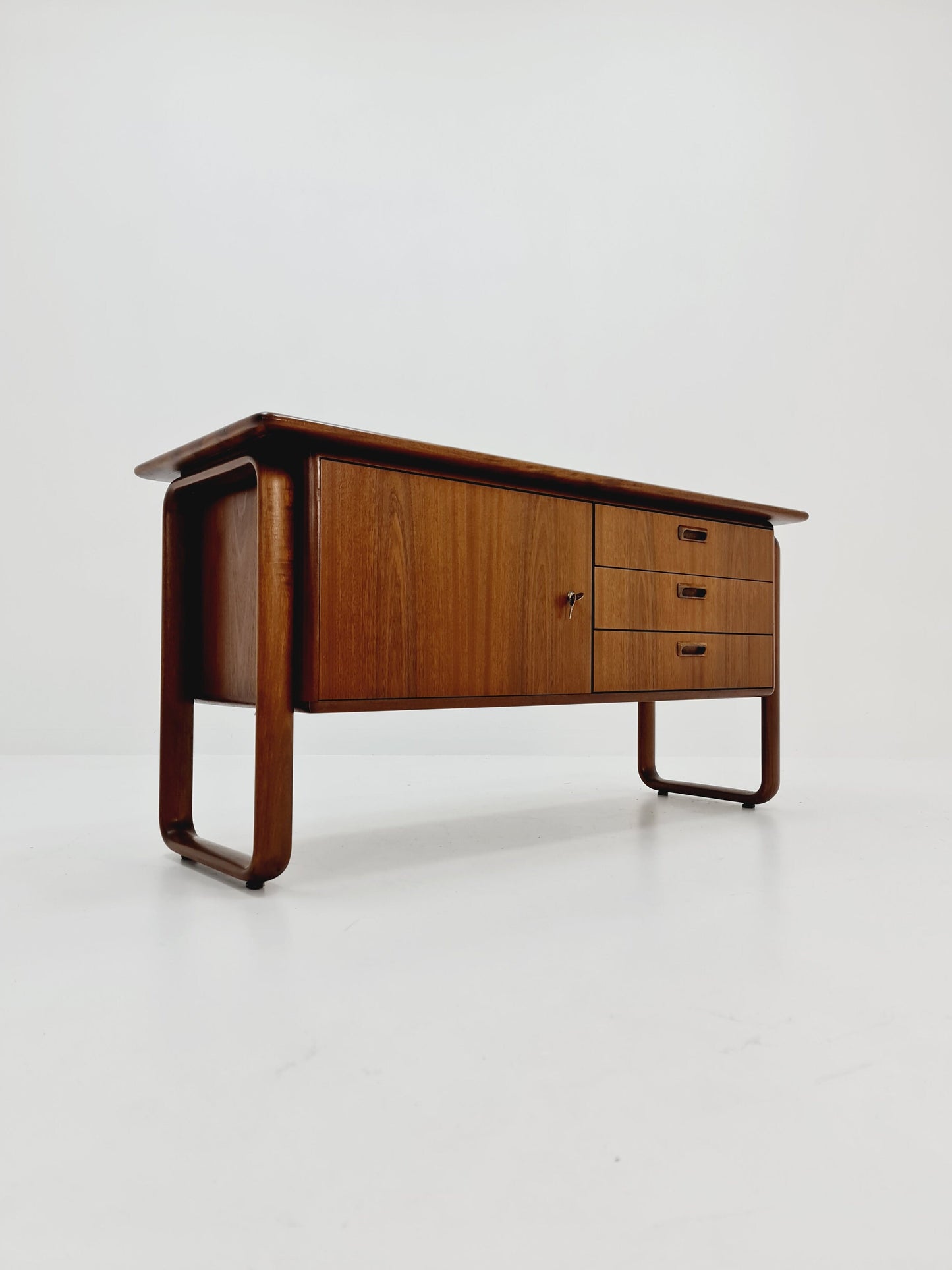 German solid Teak Sideboard By Burkhard for Rosenthal , 1960s