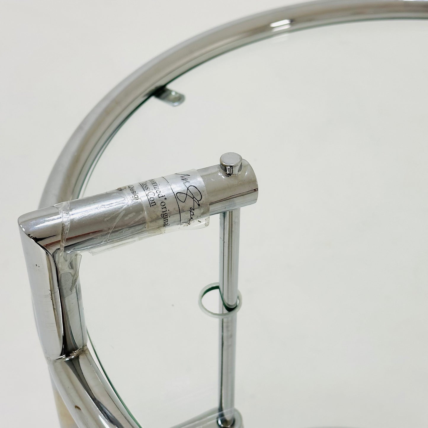 Orginal Bauhaus Adjustable E1027 table by Eileen Gray for Classicon Germany 1990s