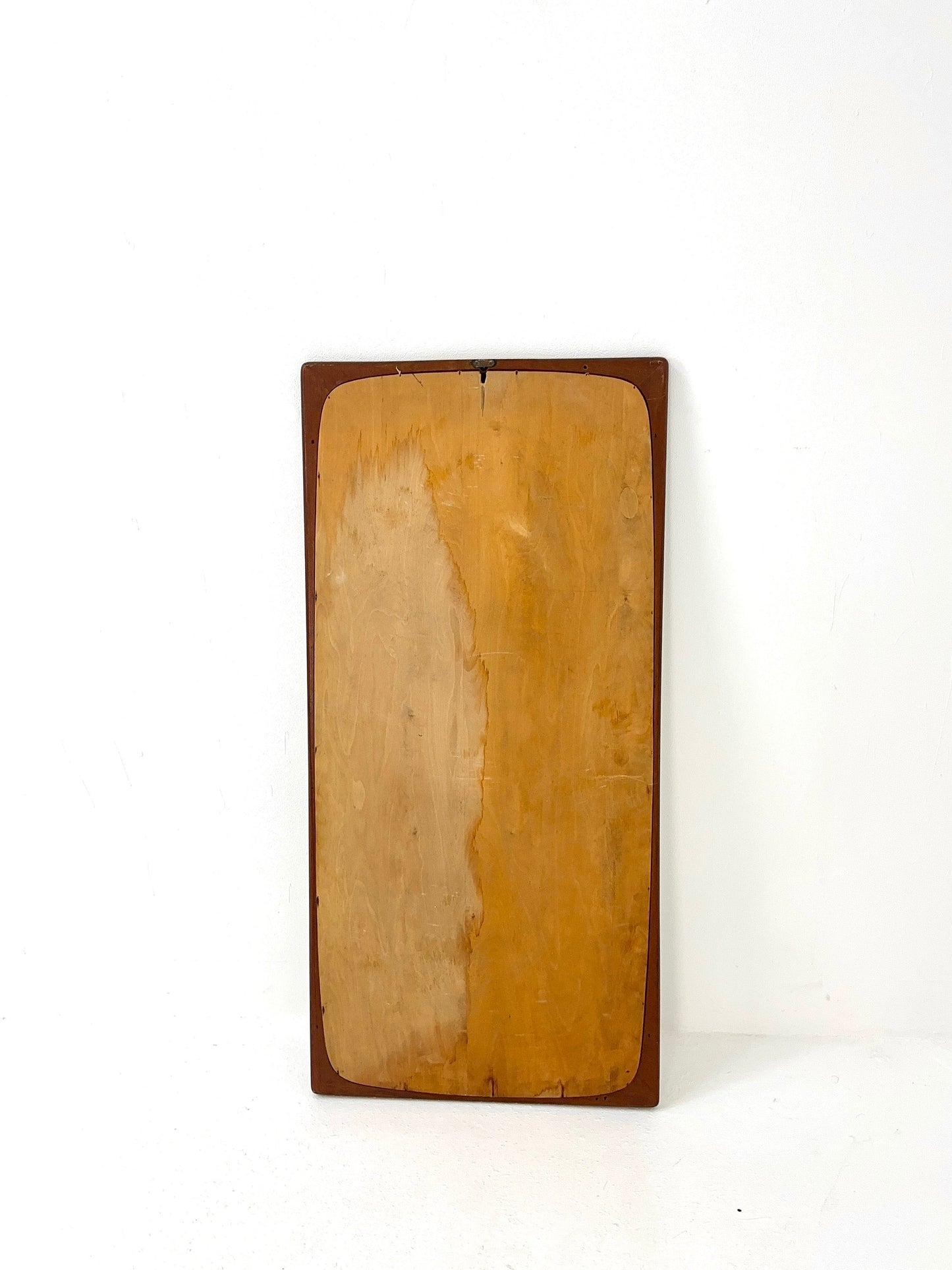 Teak Danish mid-century Modern wall-mounted mirror, 1960s