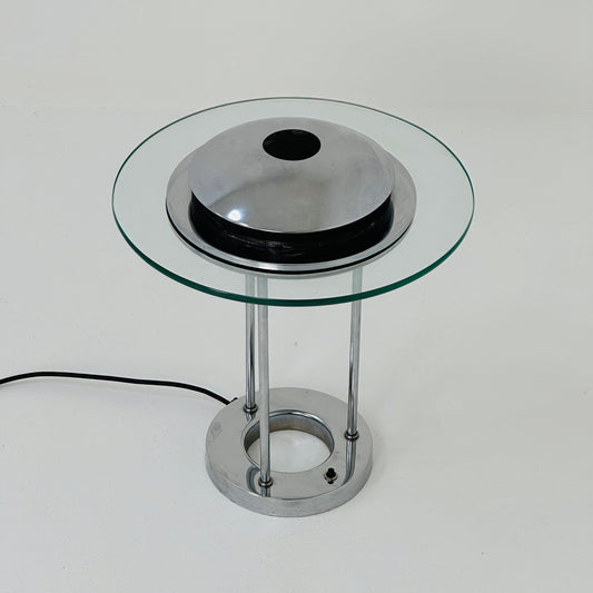 Ufo Lampe - Memphis Saturn table lamp by Robert Sunnan for Boxford Holland 1980s