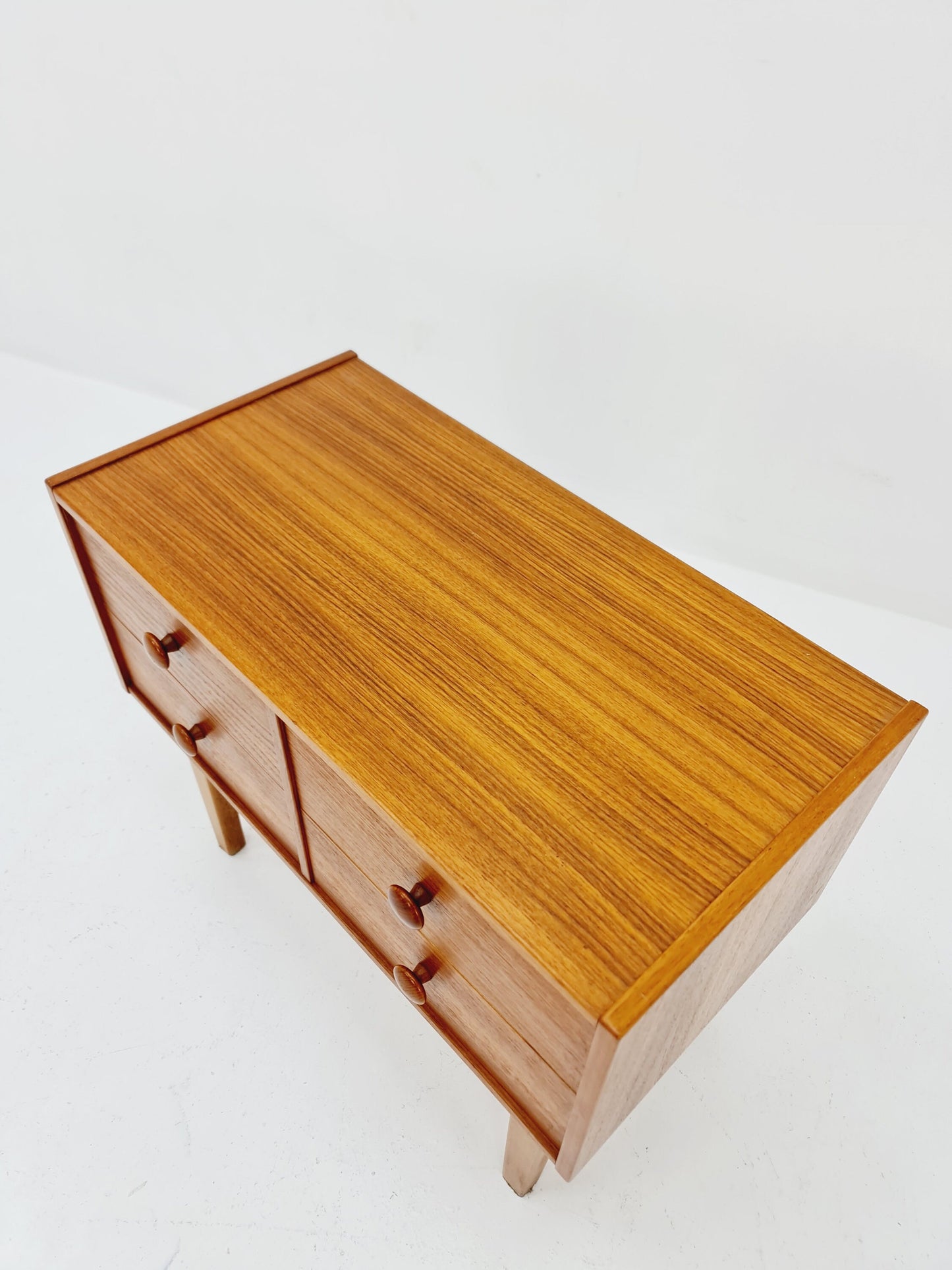 Small Midcentury danish teak chest of drawers, 4 drawers, 1960s