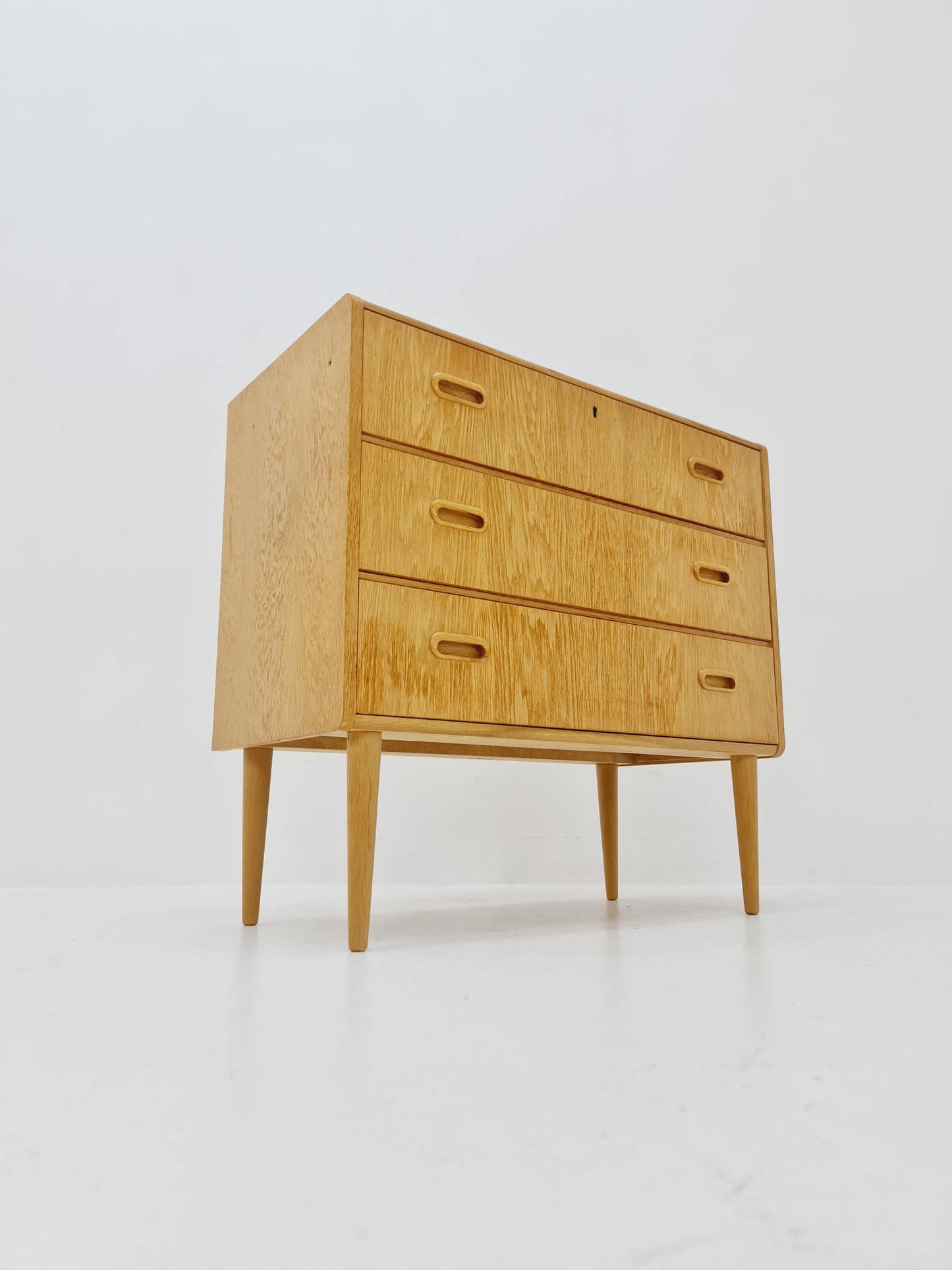 Midcentury danish design chest of drawers / drawer dresser /3 drawers cabinet, 1960s