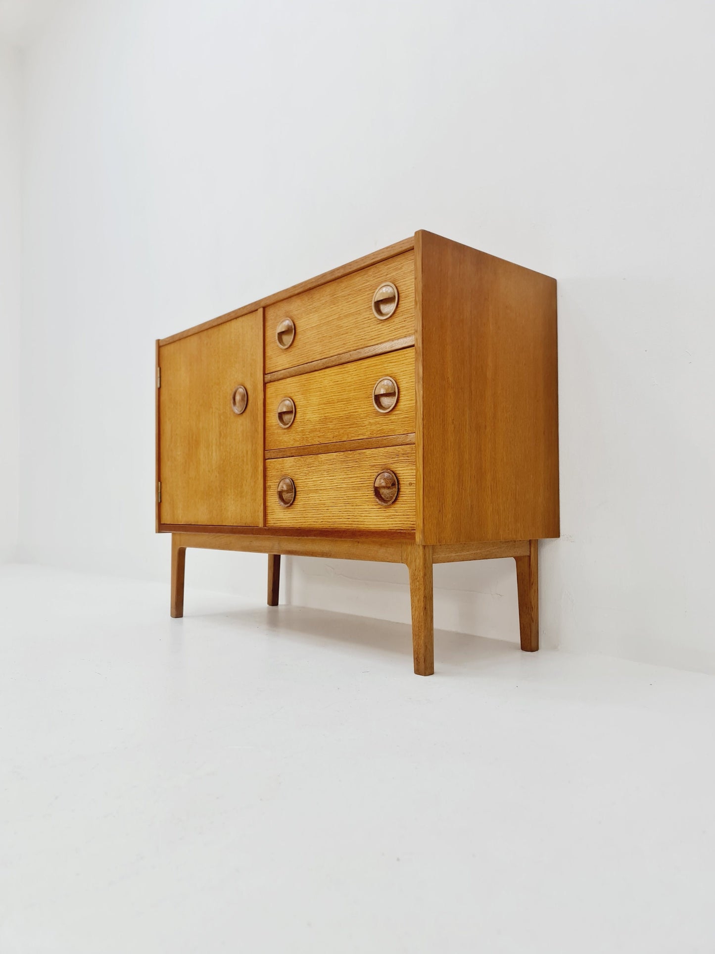 Mid century Danish oak Sideboard by Asko Finnland 1960s