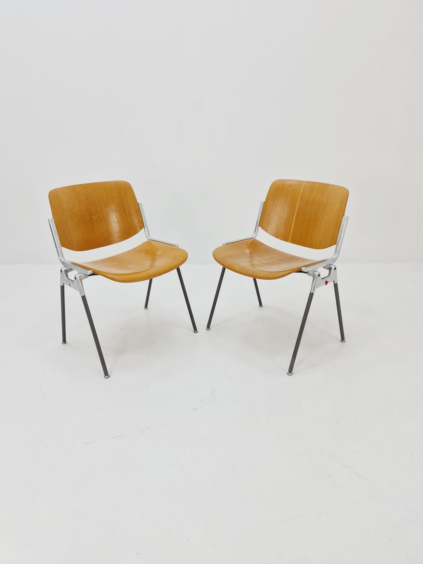 Set of 2 1960s Italian Castelli Chairs by Giancarlo Piretti