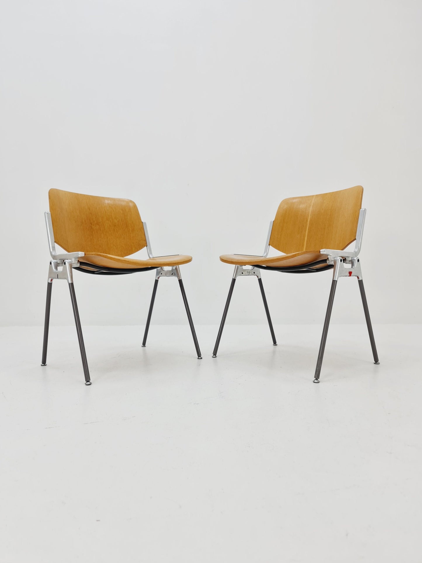 Set of 2 1960s Italian Castelli Chairs by Giancarlo Piretti