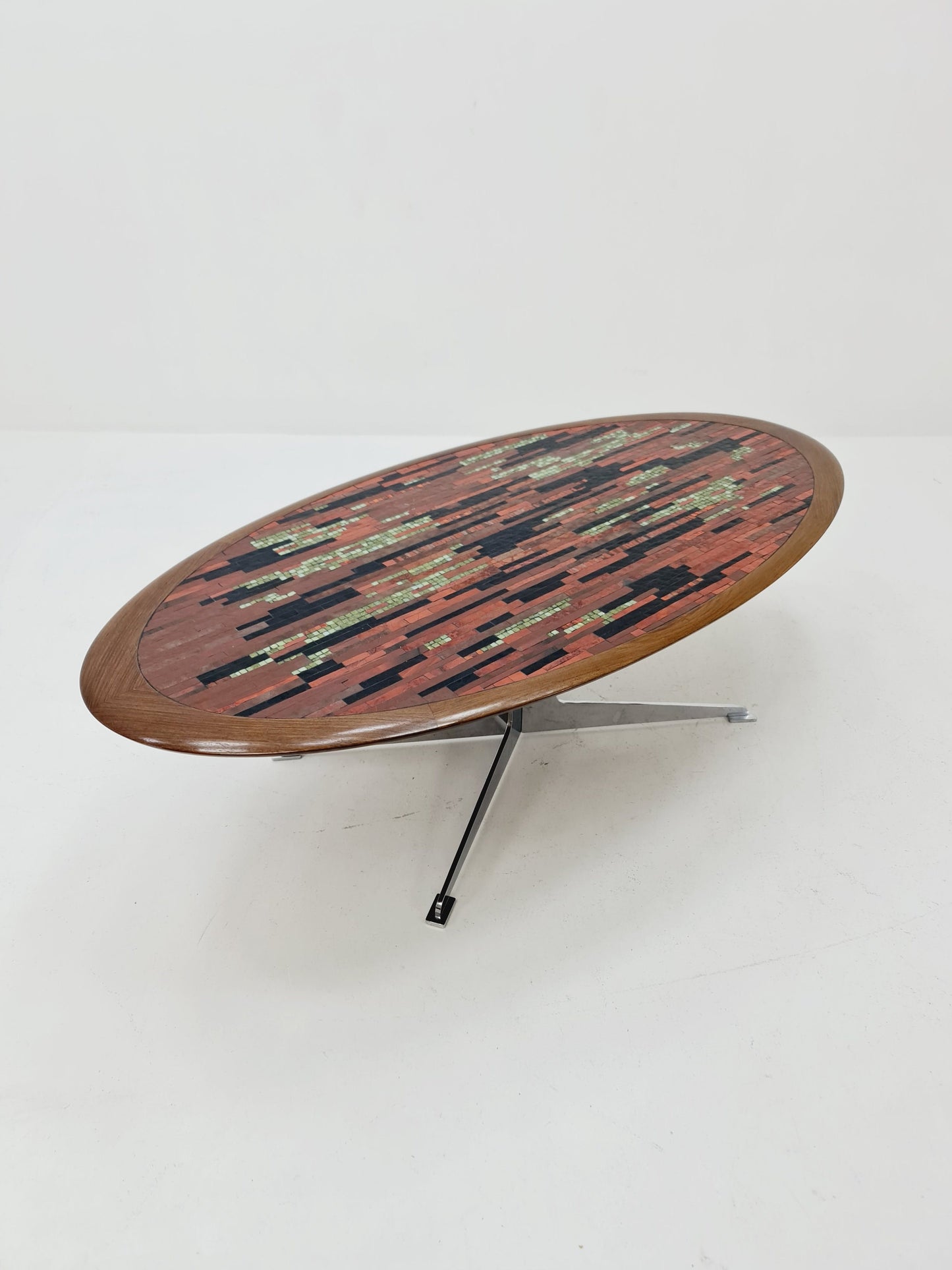 Rare vintage mosaic coffee table from the 60s, Berthold Müller