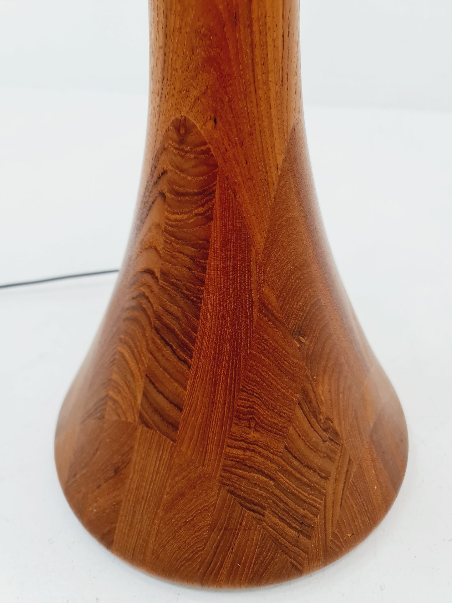 Rare big Midcentury Danish floor lamp by KIRK solid teak, 1960s