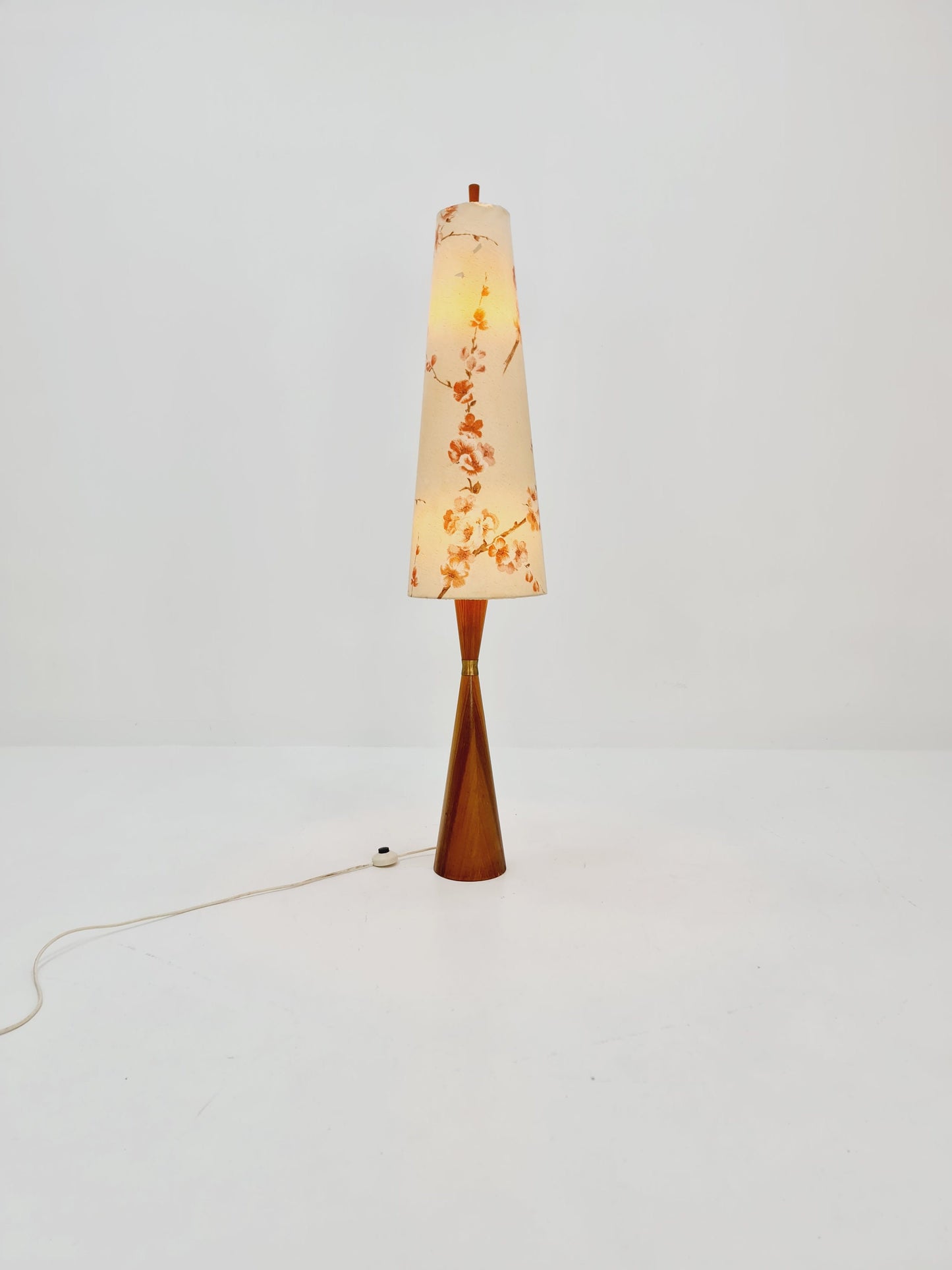 Mid century Danish teak floor lamp, 1960s