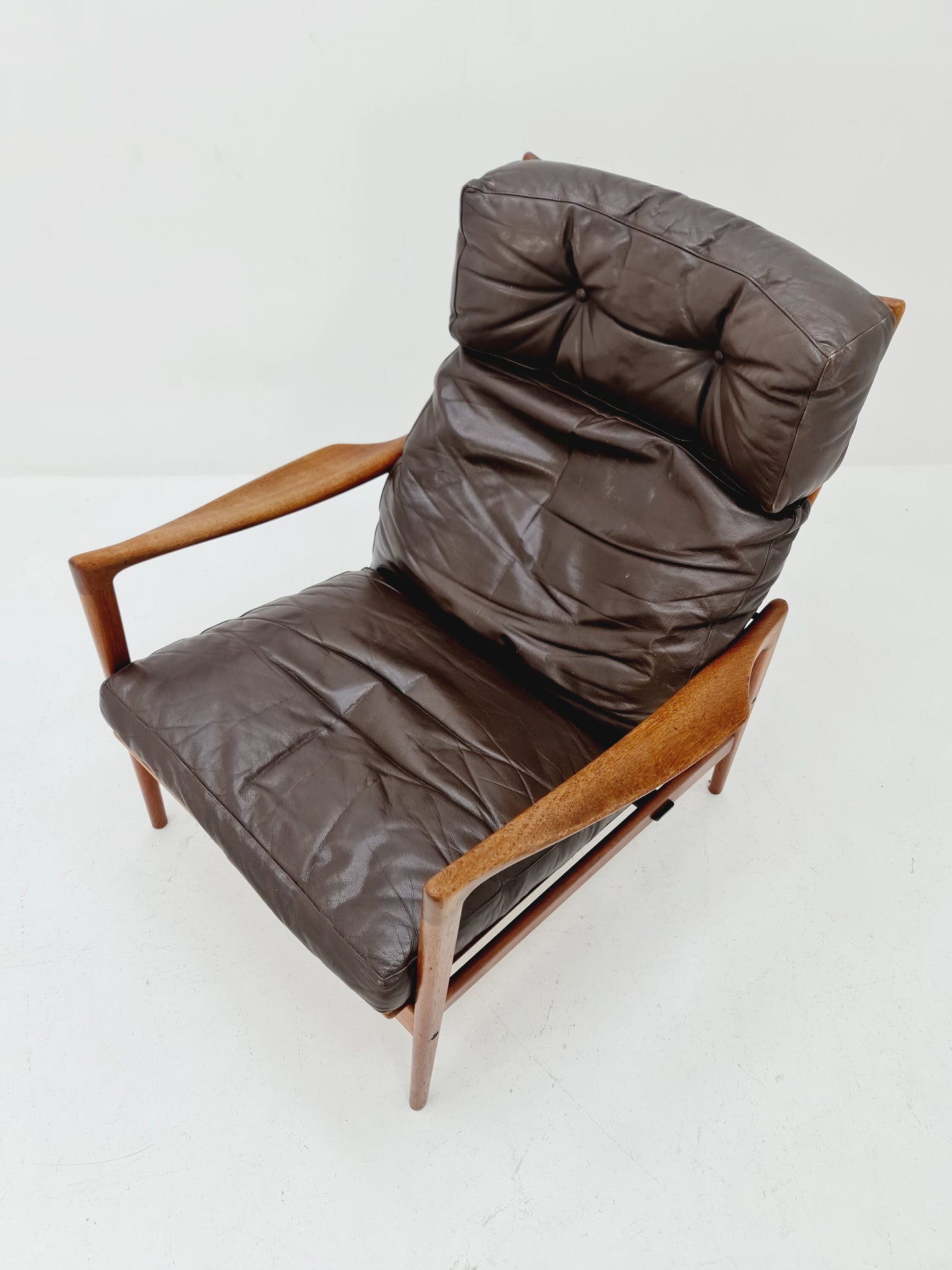 Mid-century Rare Danish Lounge chair by Ib Koford Larsen, 1960s
