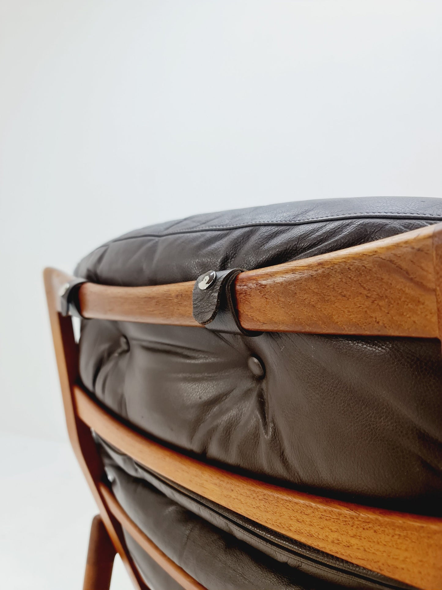Mid-century Rare Danish Lounge chair by Ib Koford Larsen, 1960s