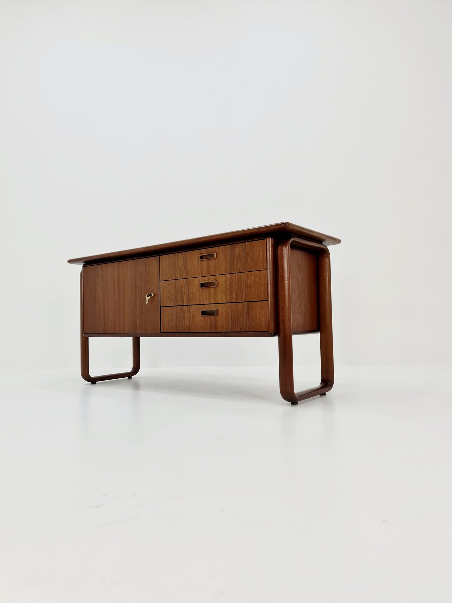 German solid Teak Sideboard By Burkhard for Rosenthal , 1960s