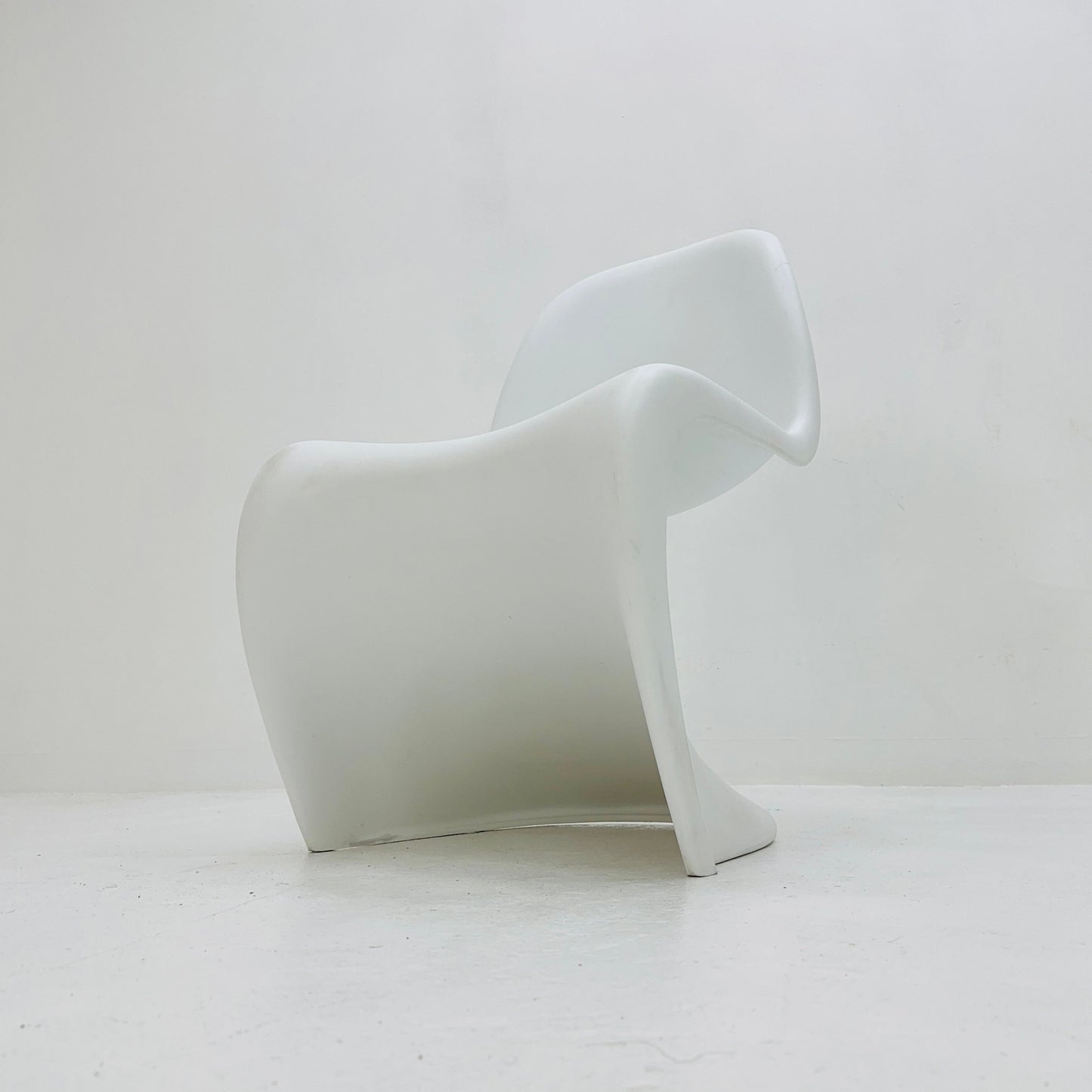 Mid century Verner Panton chair in white germany 1990s