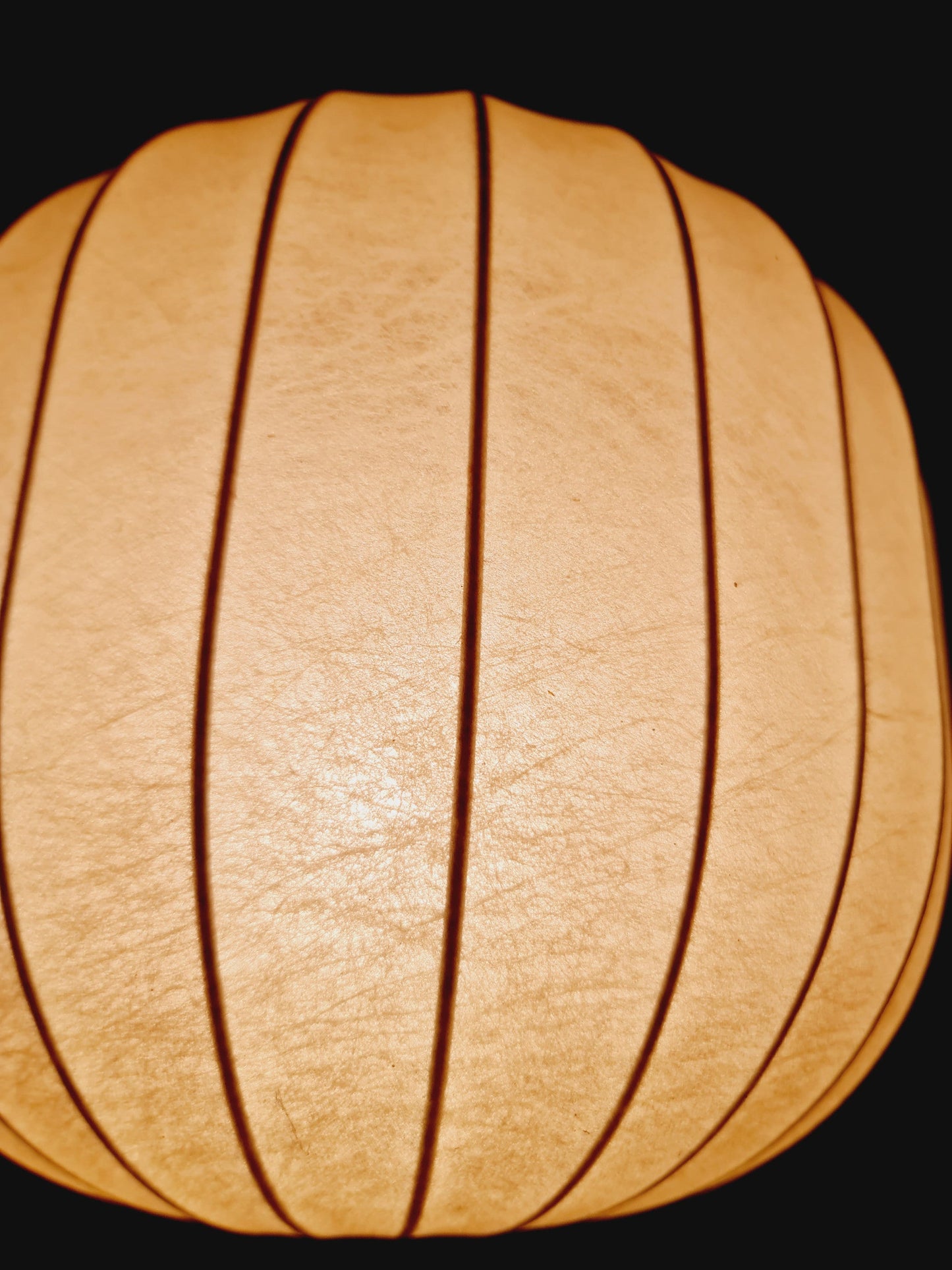 Mid century cocoon teak & brass table lamp by Vereinigte Werkstätten München, Germany, 1960s