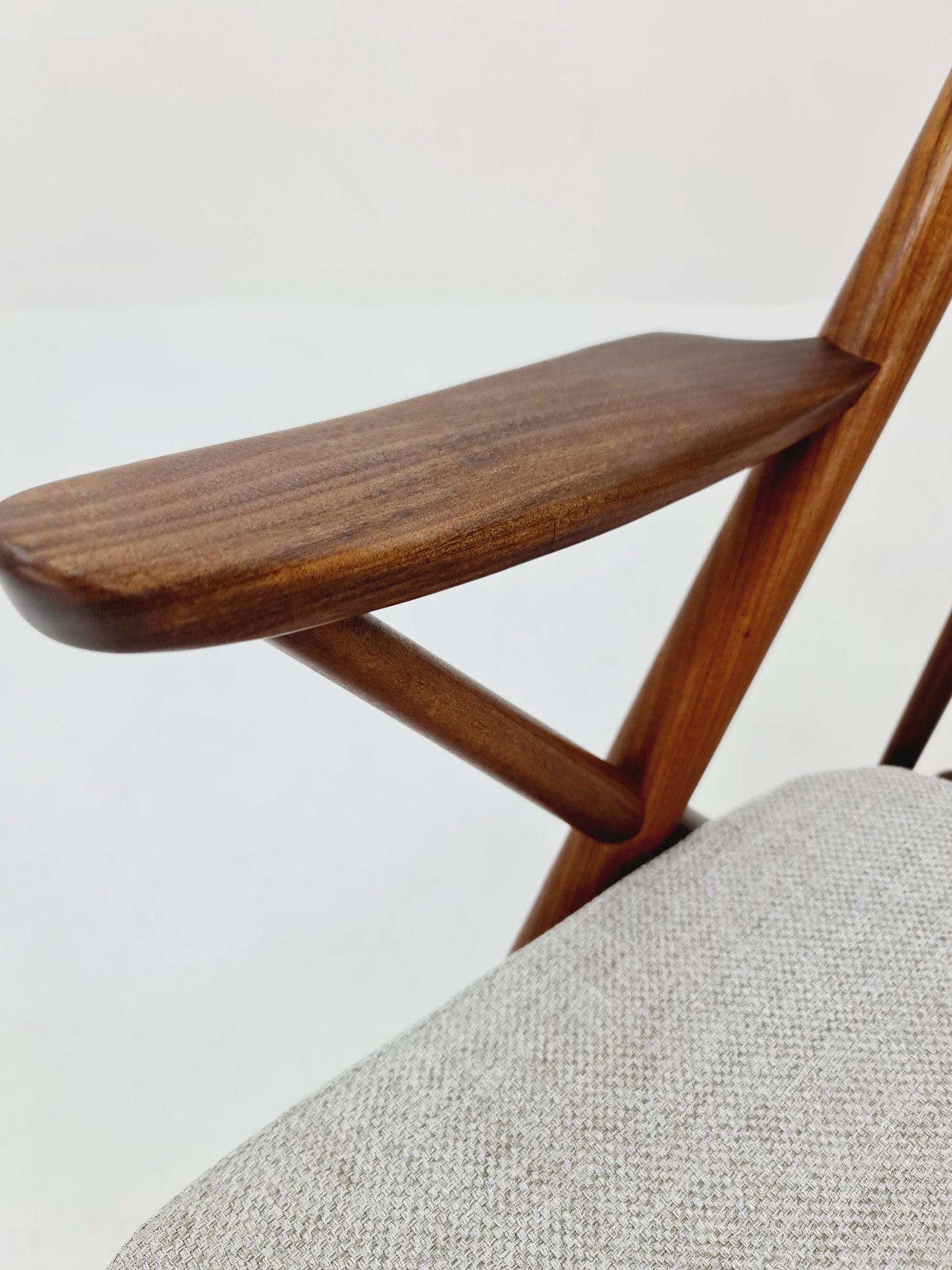 Danish teak Rocking Chair by Frank Reenskaug for Bramin, 1960s