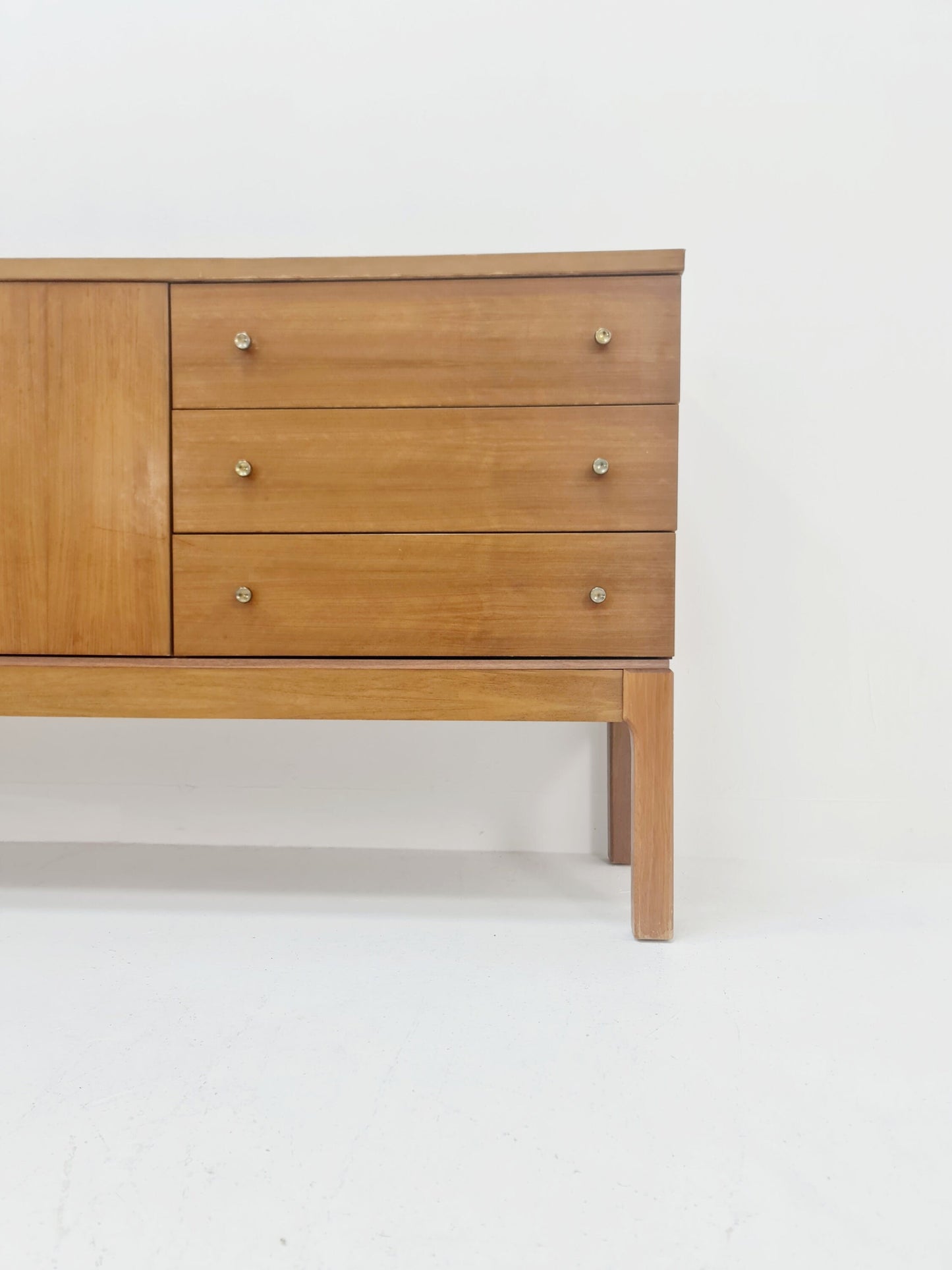 Mid Century Modern German walnut Sideboard by Palette Mööbel , 1960s
